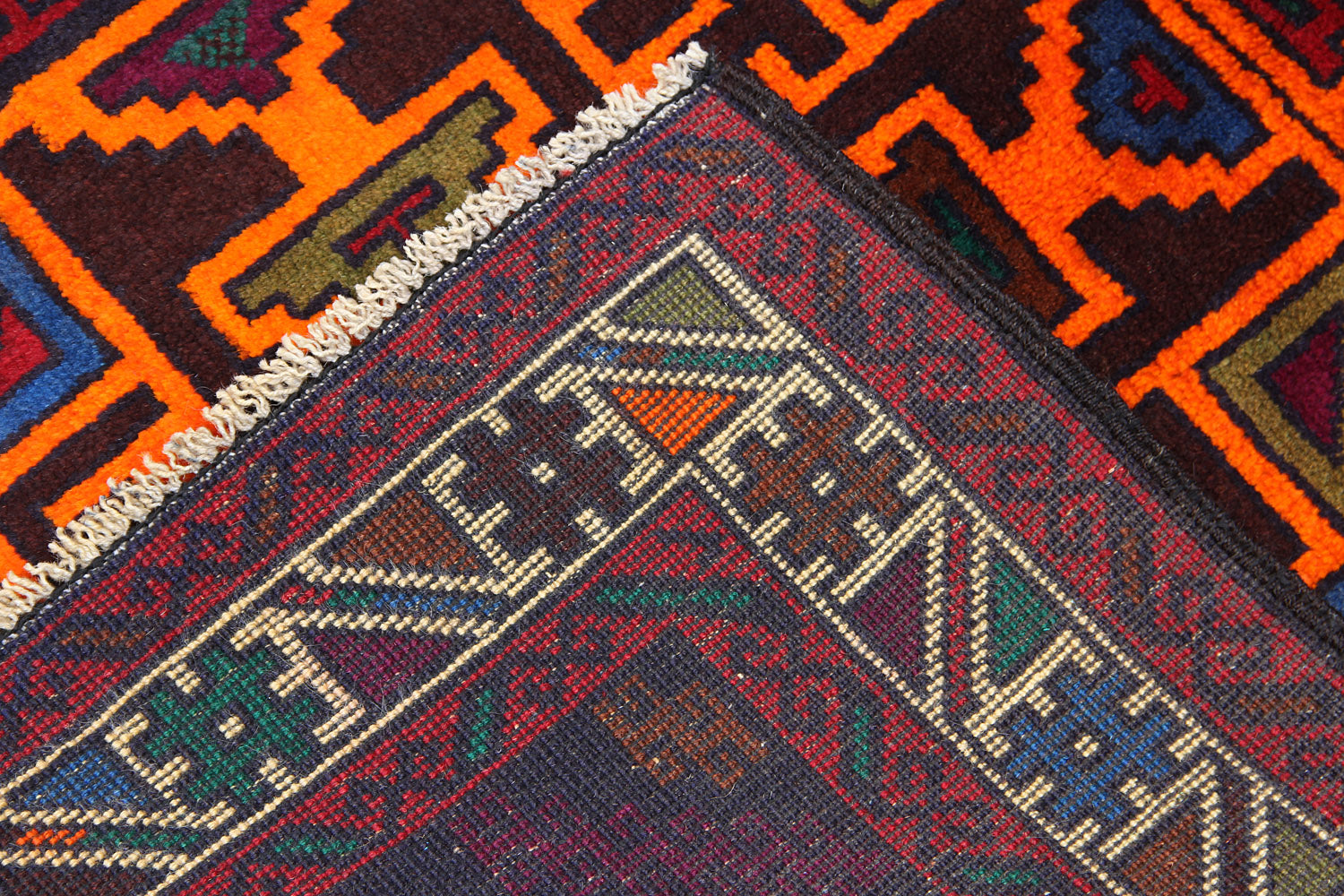 Handmade Adraskan Baluchi Afghan Rug