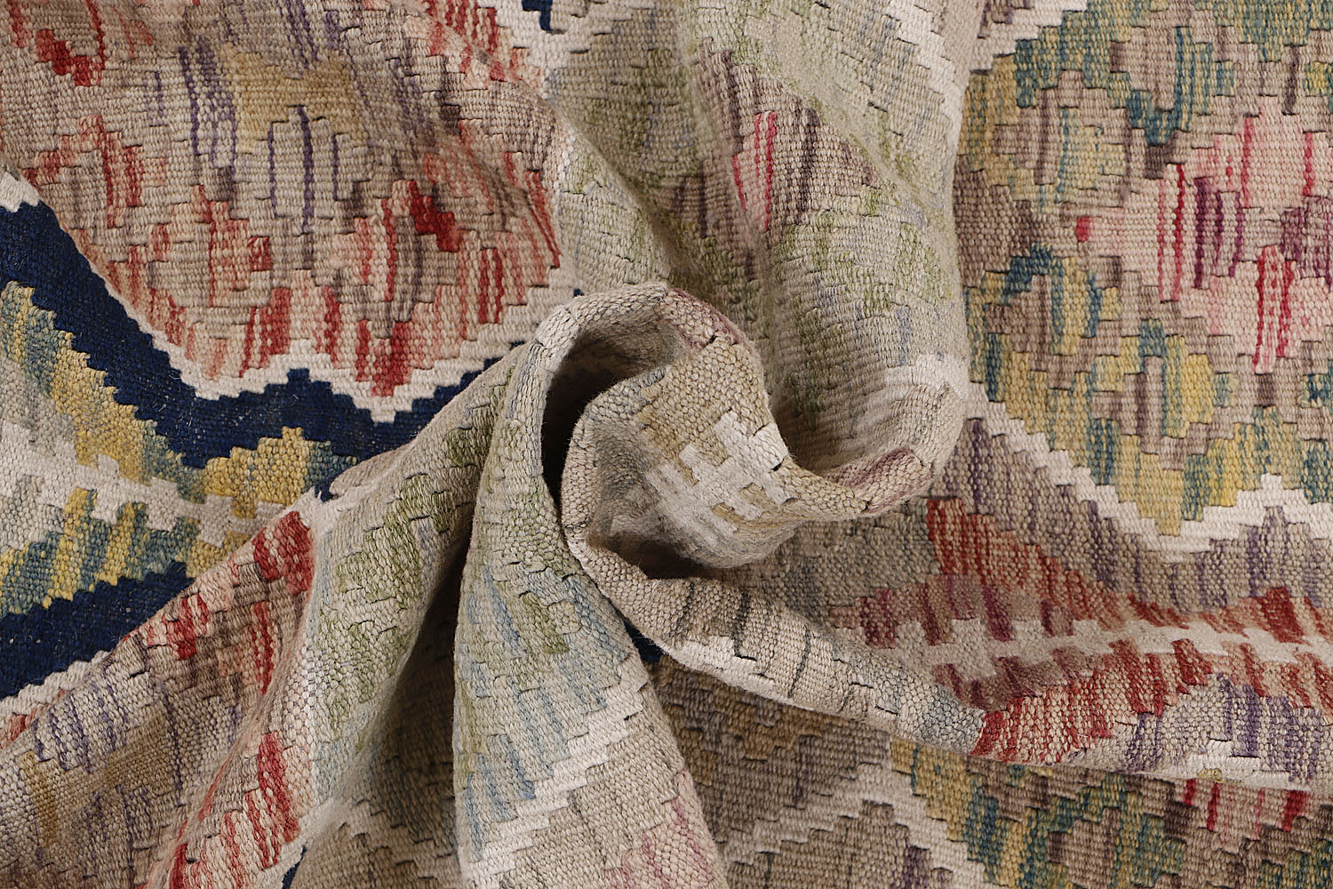 Multy Handmade Veggie Dye Kilim Rug Rectangular