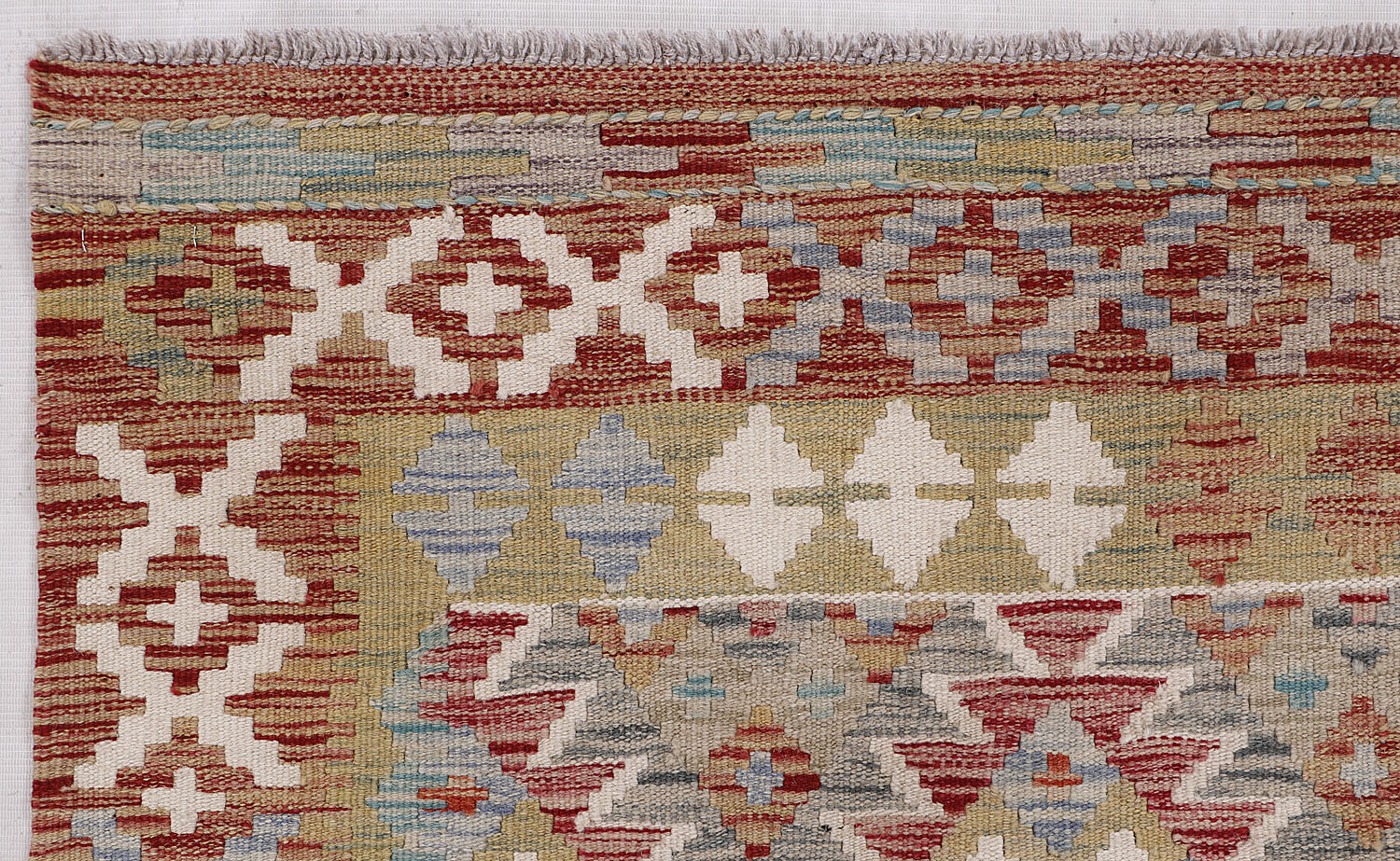 Multy Handmade Veggie Dye Kilim Rug Rectangular