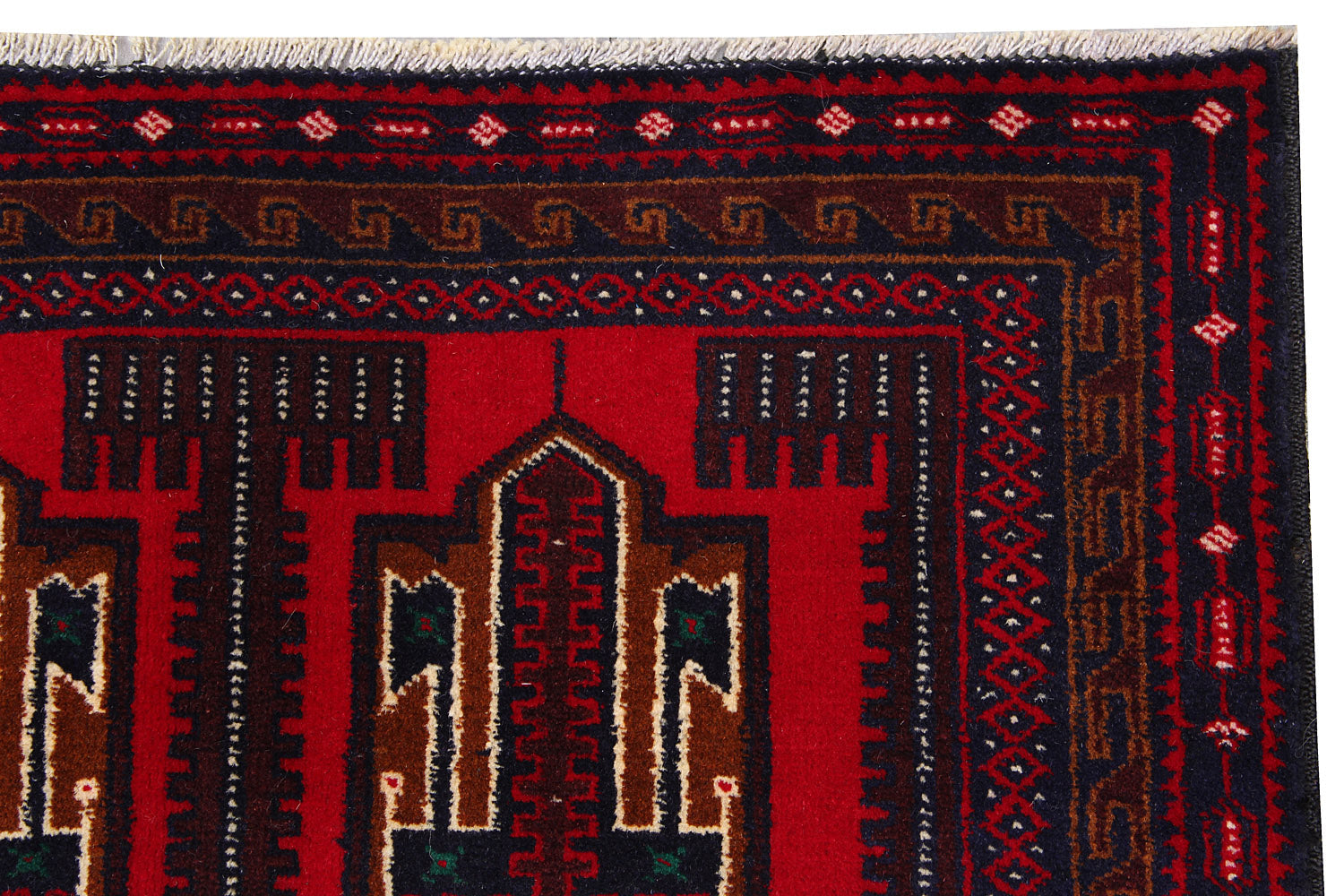 Handmade Adraskan Baluchi Afghan Rug