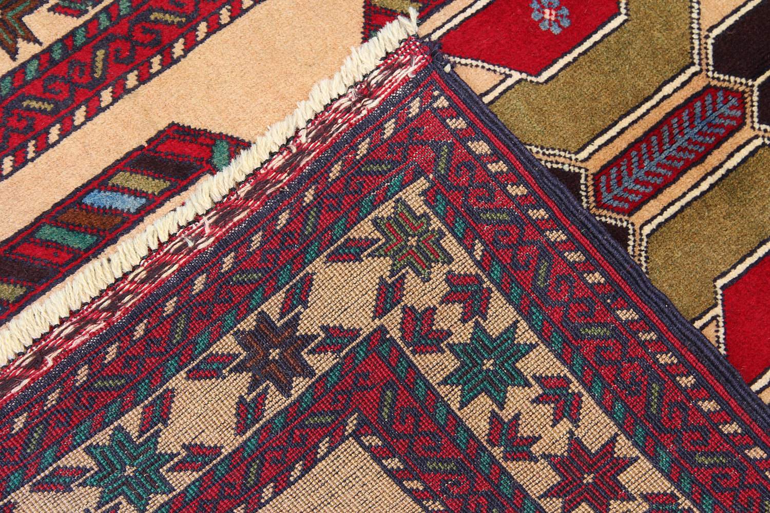Handmade Adraskan Baluchi Afghan Rug