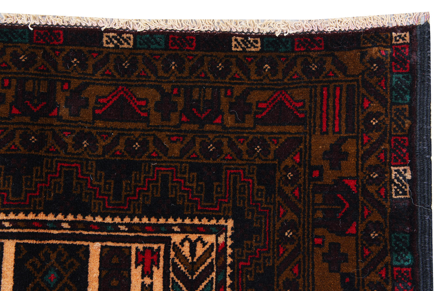 Handmade Adraskan Baluchi Afghan Rug