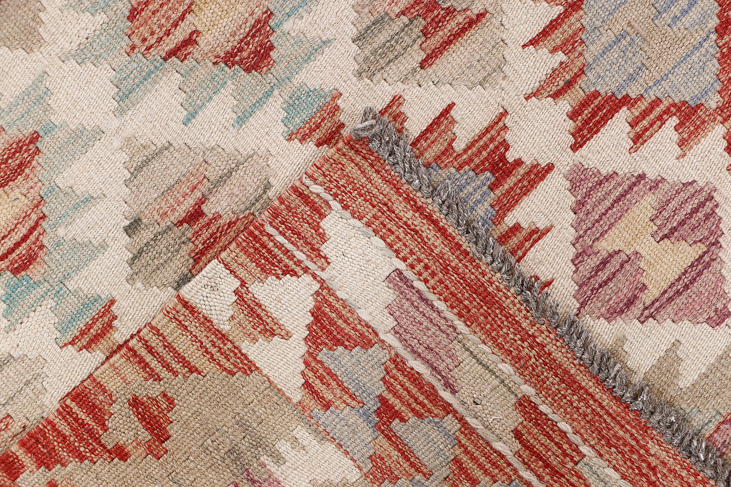 Multy Handmade Veggie Dye Kilim Rug Rectangular