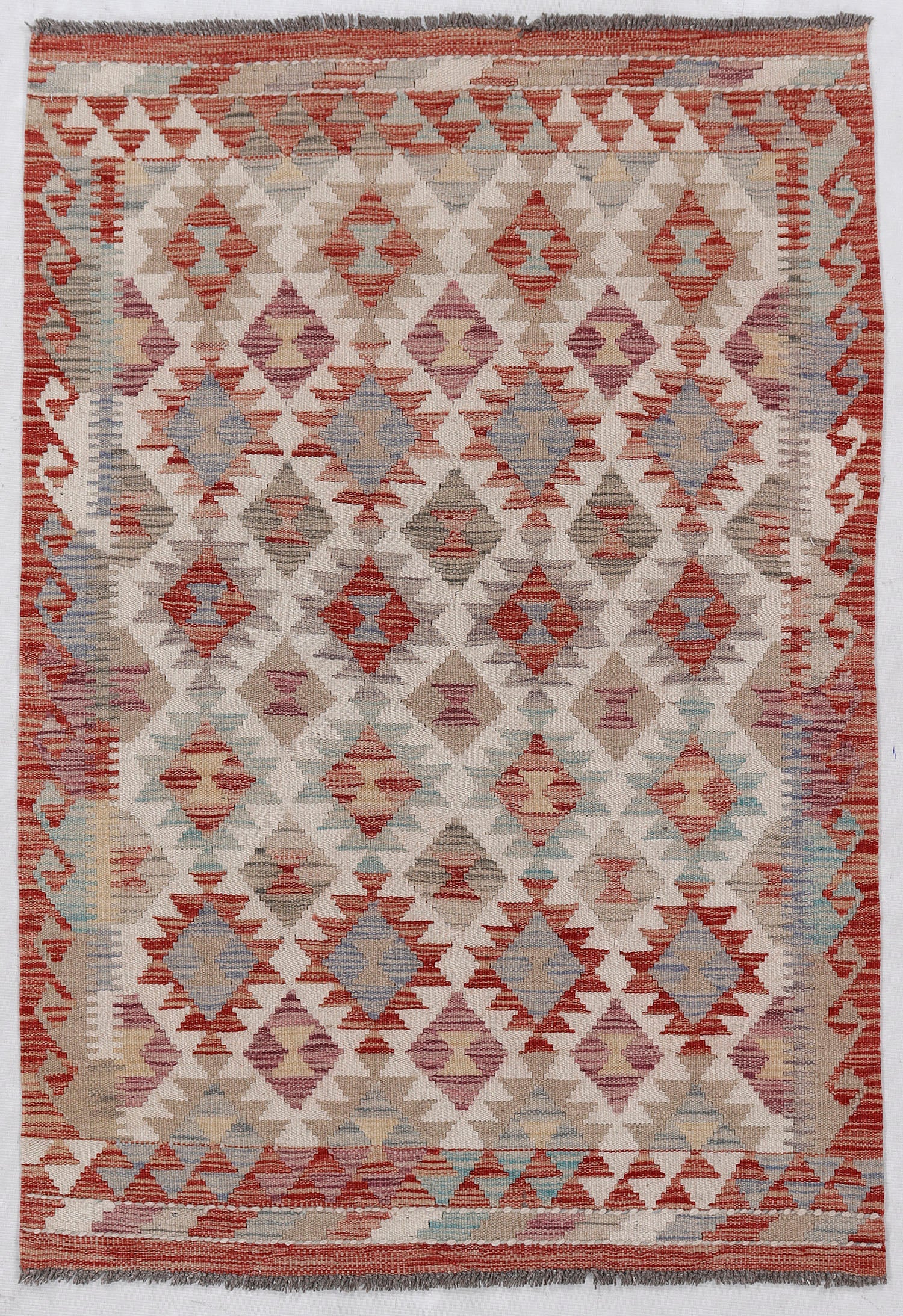 Multy Handmade Veggie Dye Kilim Rug Rectangular