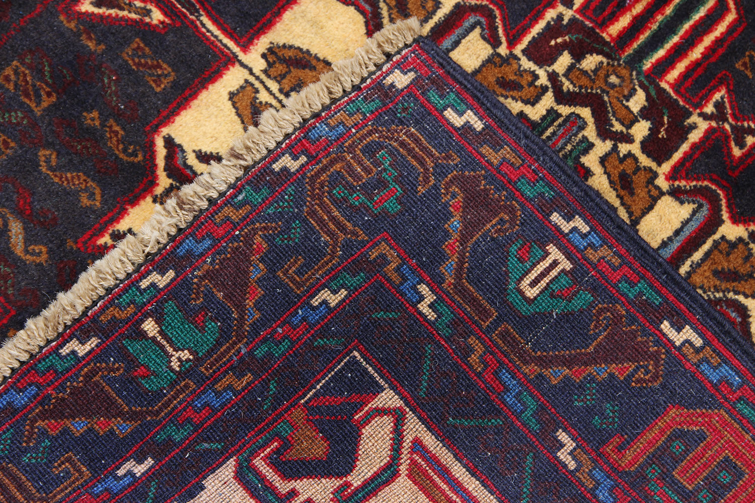 Handmade Adraskan Baluchi Afghan Rug