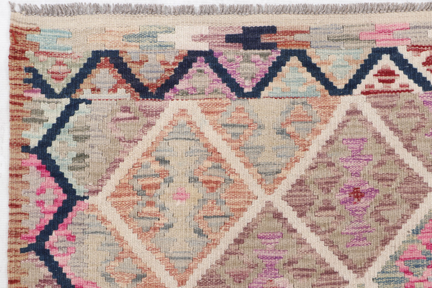 Multy Handmade Veggie Dye Kilim Rug Rectangular