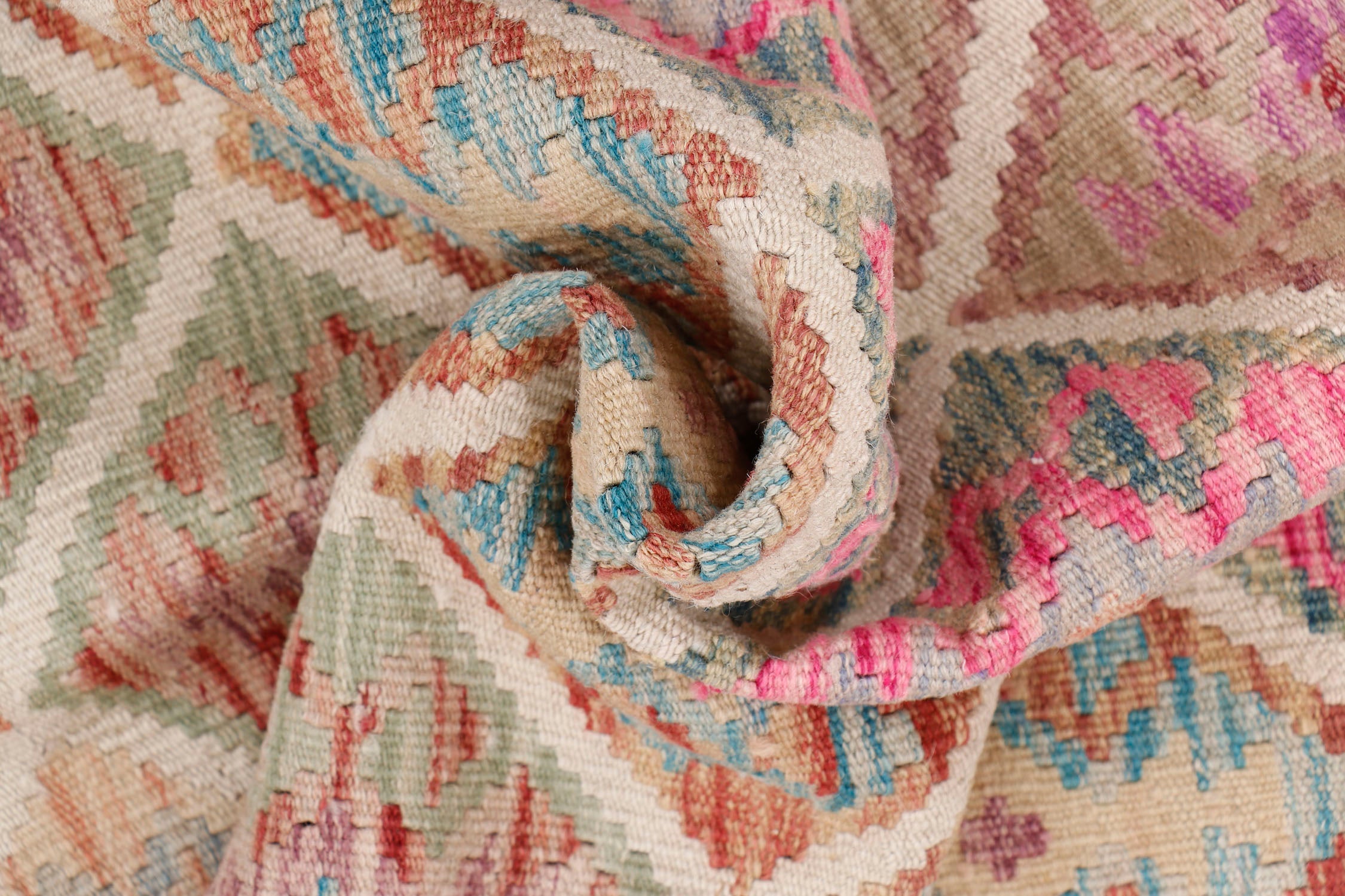 Multy Handmade Veggie Dye Kilim Rug Rectangular