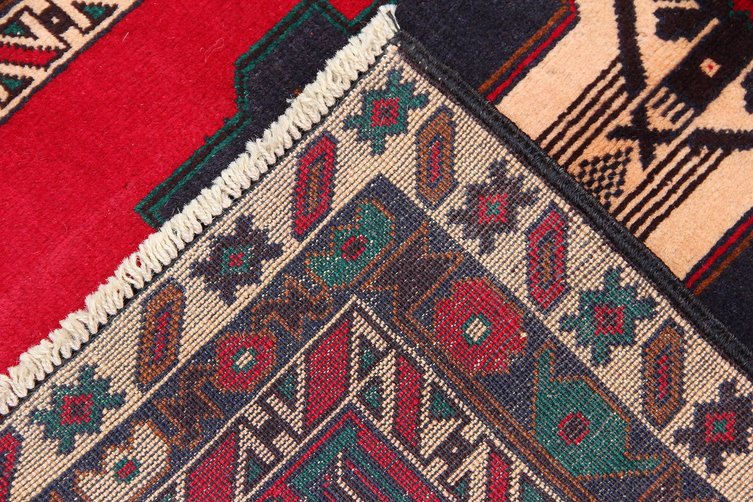 Handmade Adraskan Baluchi Afghan Rug