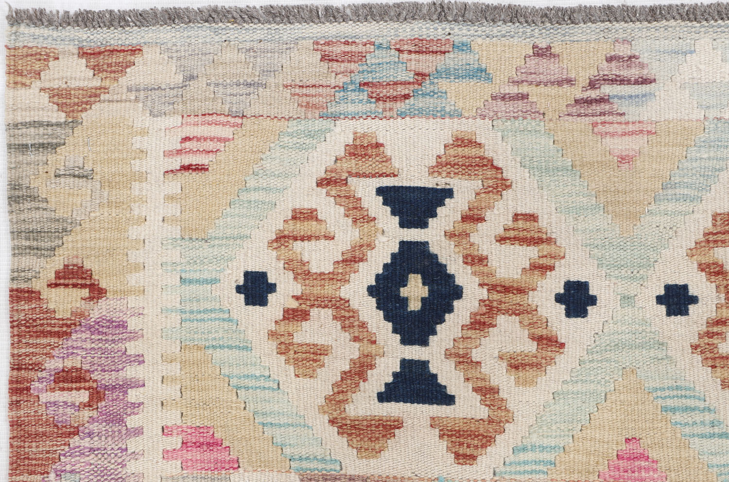 Multy Handmade Veggie Dye Kilim Rug Rectangular