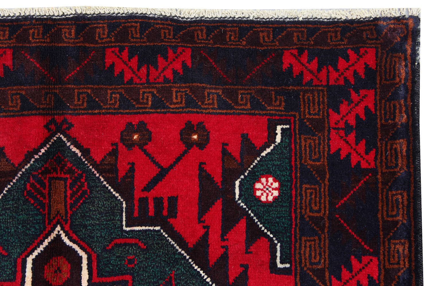 Handmade Adraskan Baluchi Afghan Rug