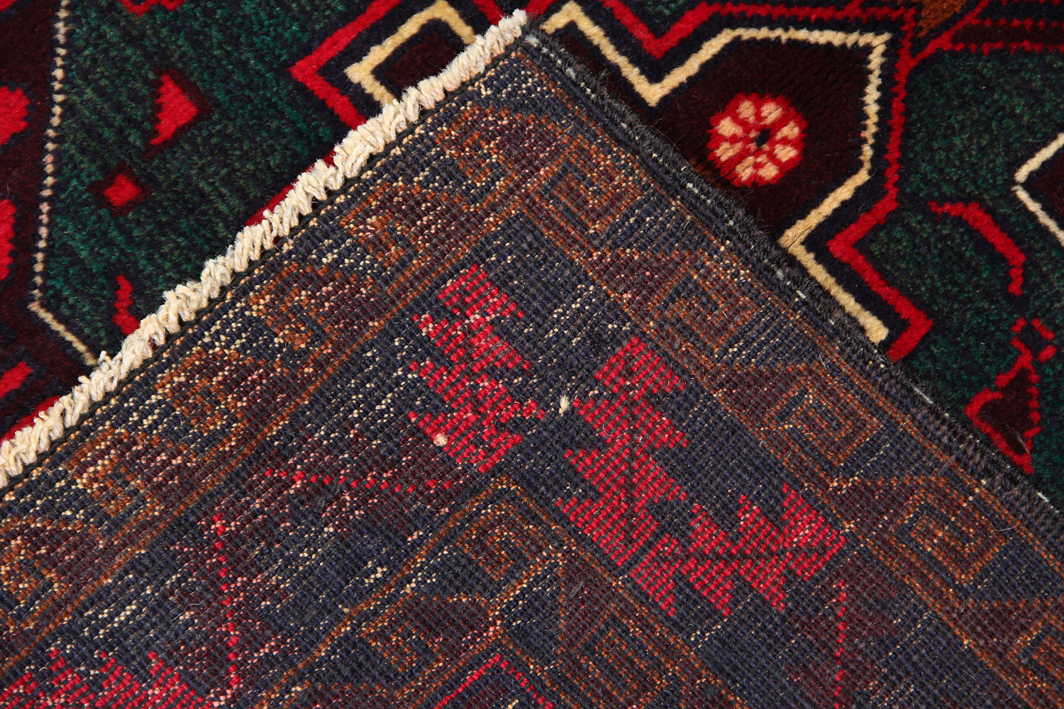 Handmade Adraskan Baluchi Afghan Rug