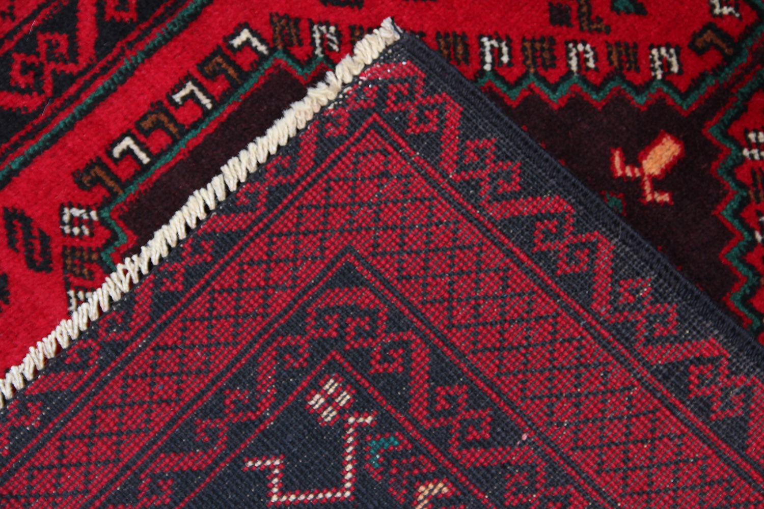 Handmade Adraskan Baluchi Afghan Rug