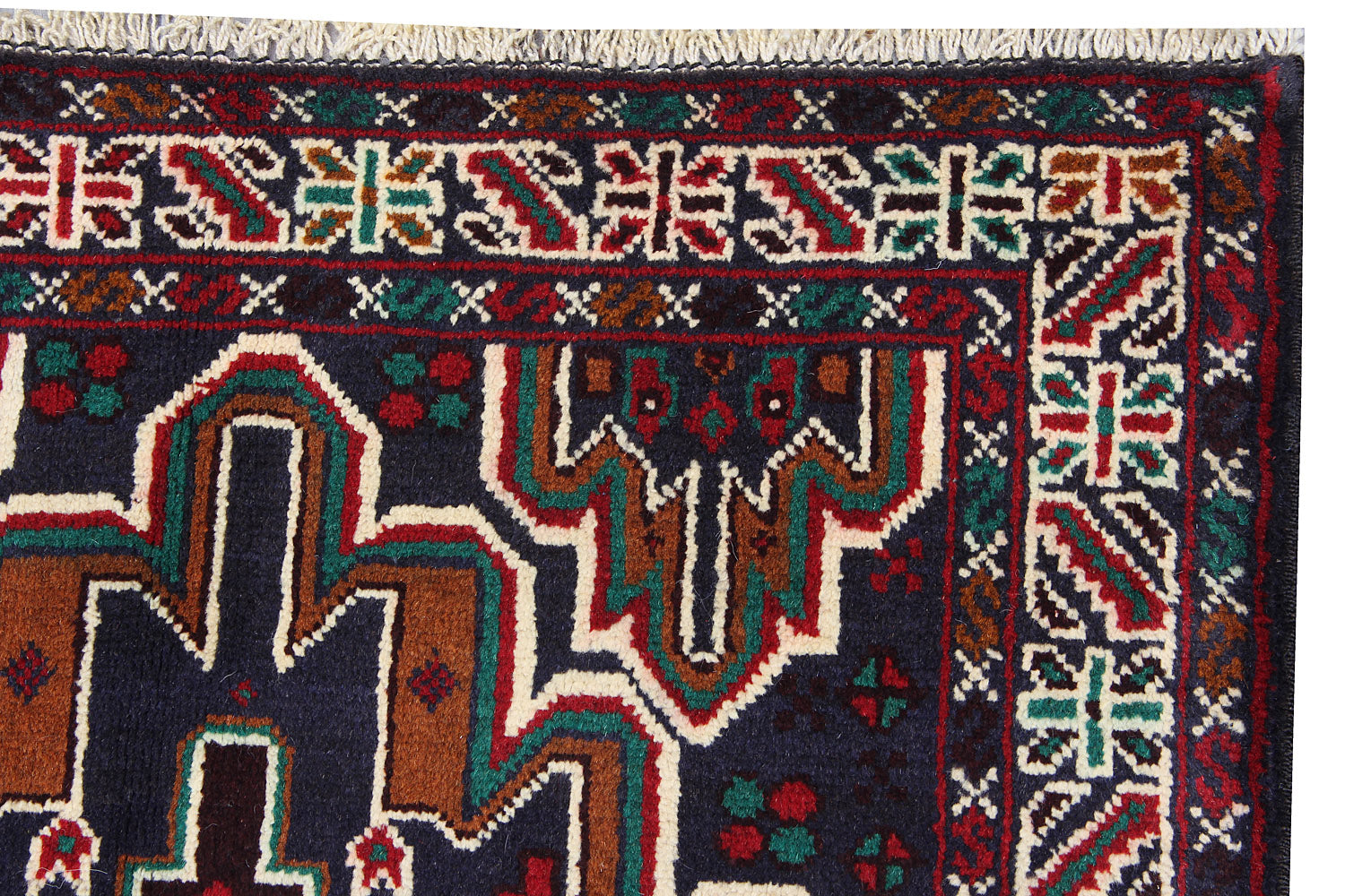 Handmade Adraskan Baluchi Afghan Rug