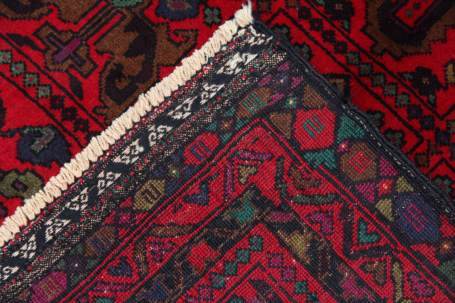 Handmade Adraskan Baluchi Afghan Rug