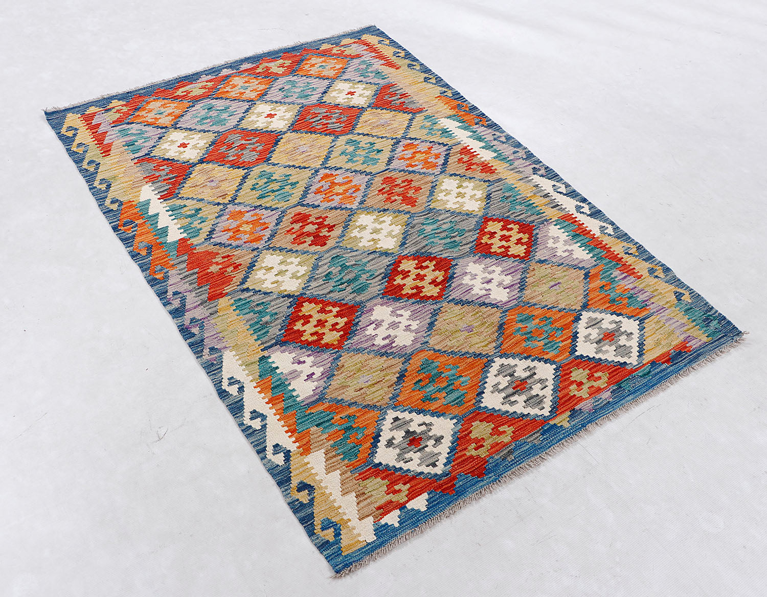 Handmade Veggie Dye Kilim Rug