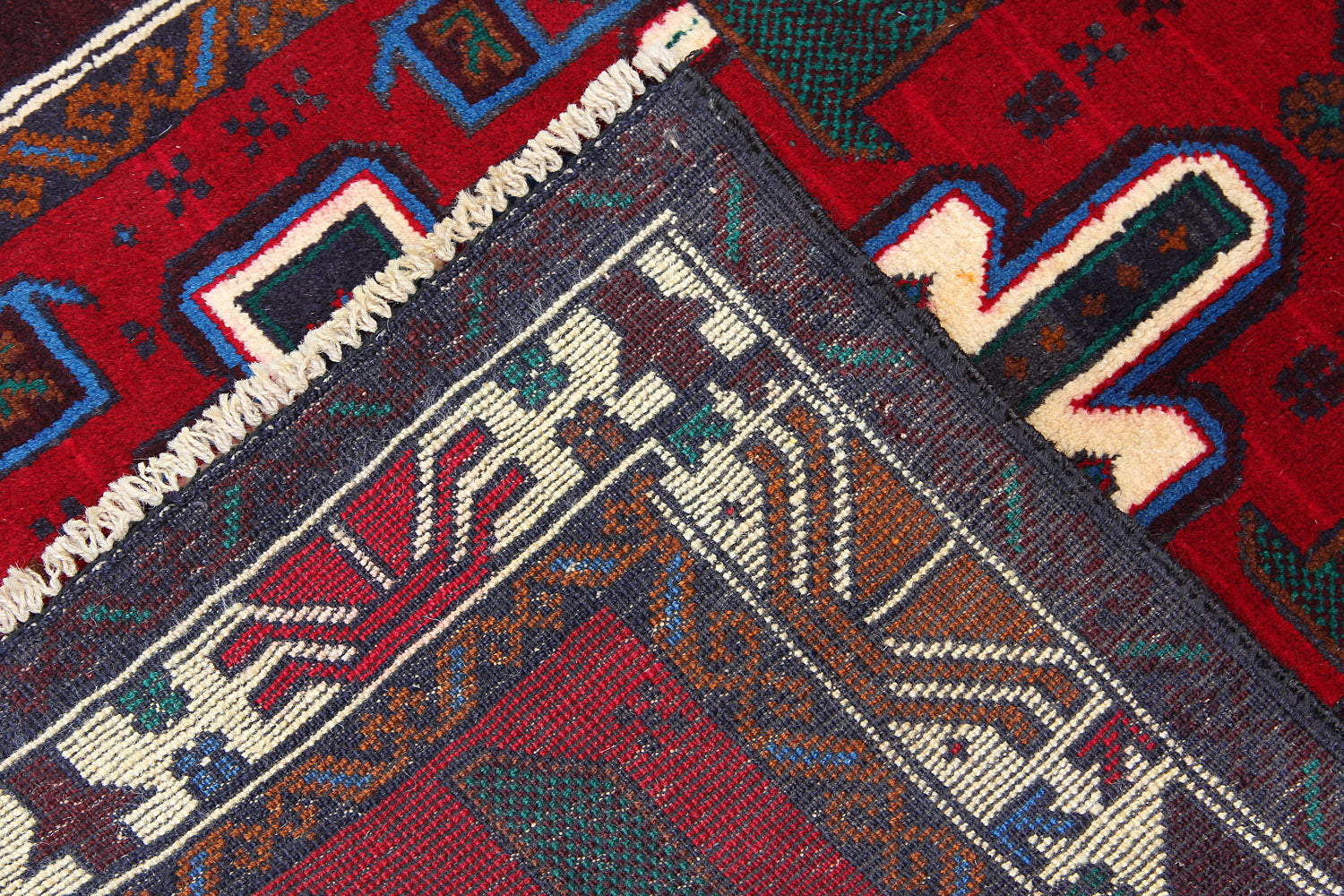 Handmade Adraskan Baluchi Afghan Rug