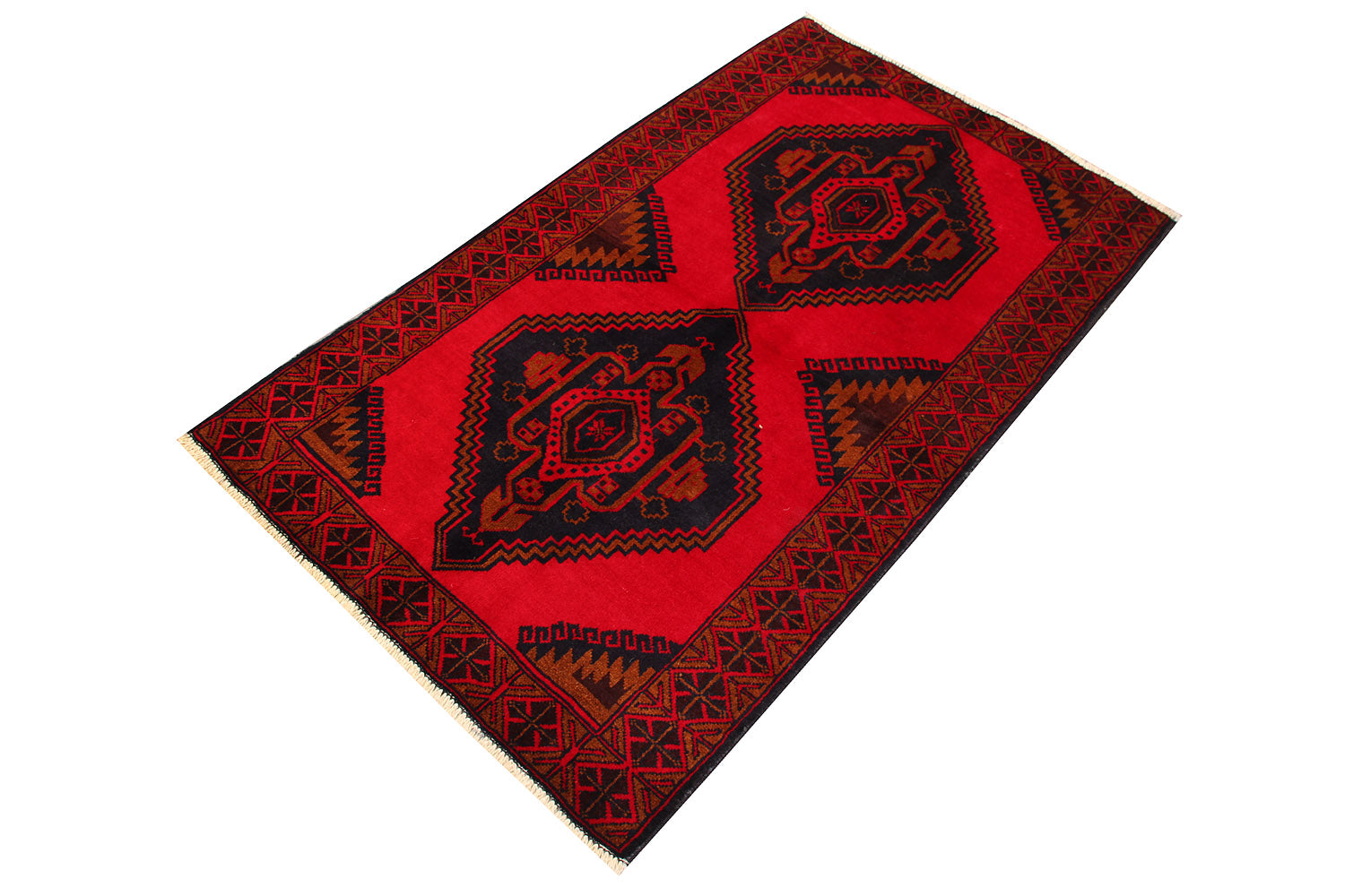 Handmade Adraskan Baluchi Afghan Rug