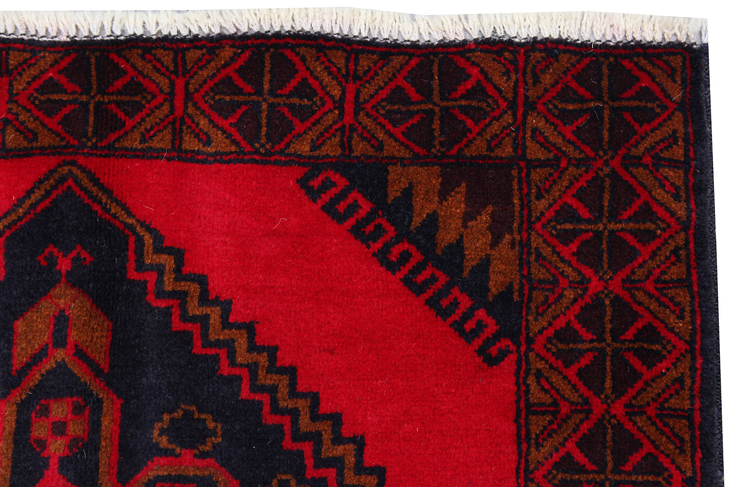 Handmade Adraskan Baluchi Afghan Rug