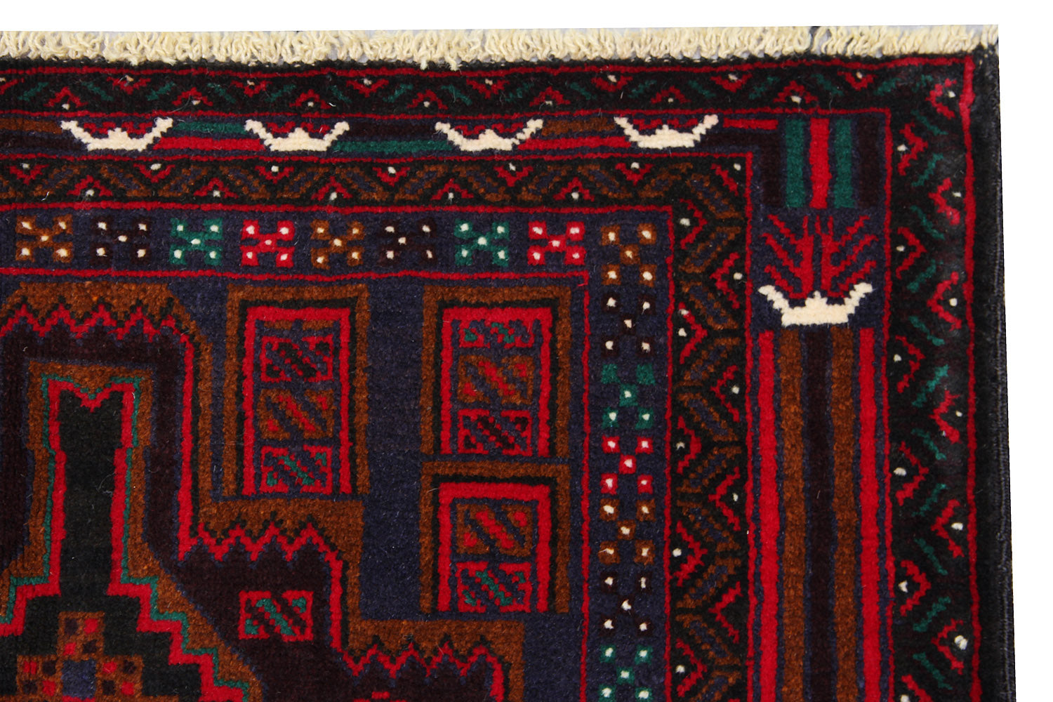 Handmade Adraskan Baluchi Afghan Rug