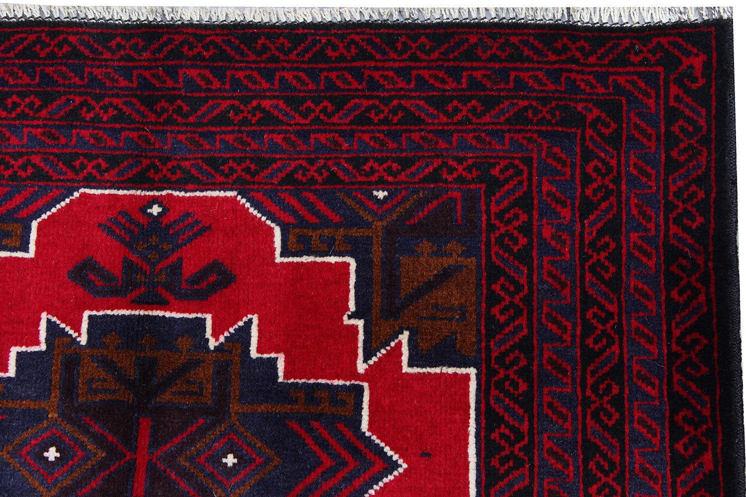Handmade Adraskan Baluchi Afghan Rug