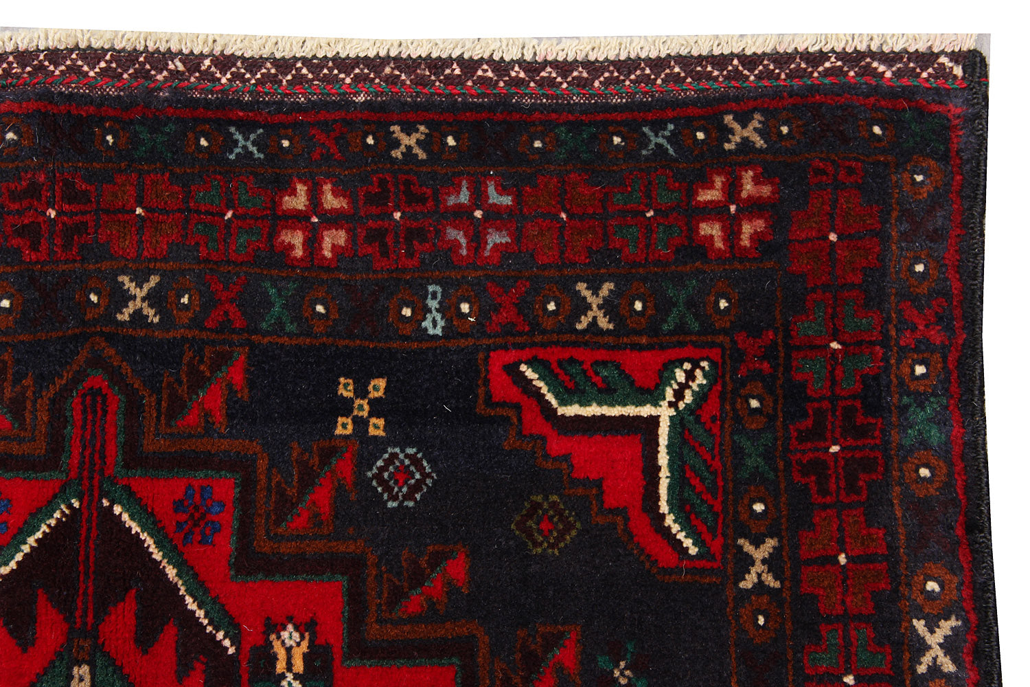 Handmade Adraskan Baluchi Afghan Rug