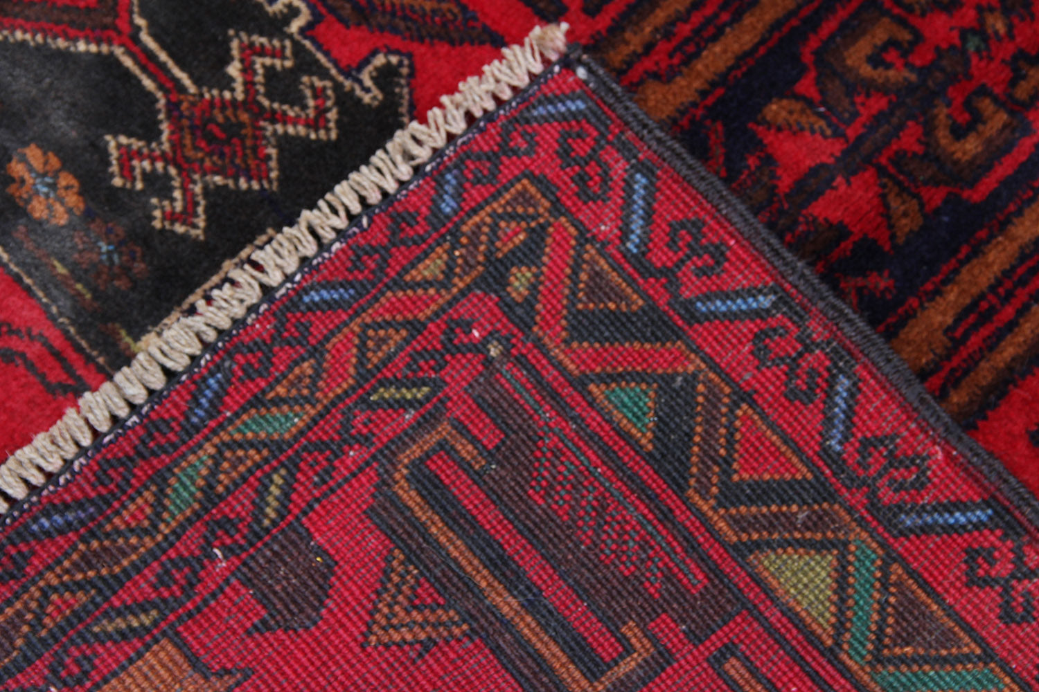 Handmade Adraskan Baluchi Afghan Rug