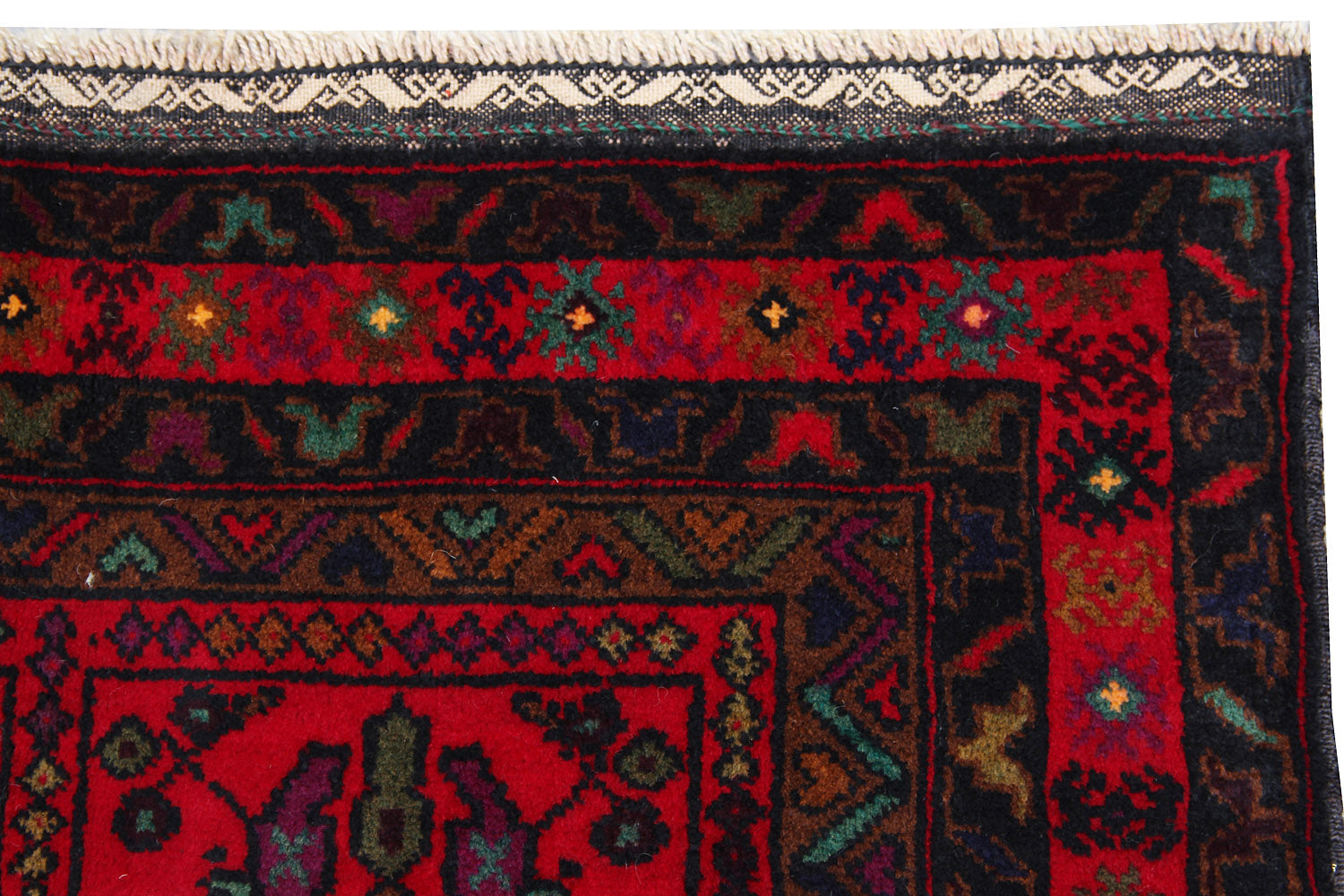 Handmade Adraskan Baluchi Afghan Rug