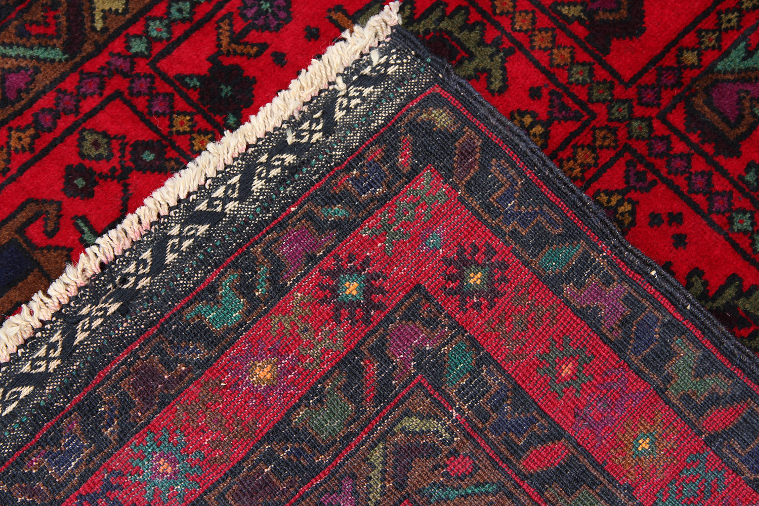 Handmade Adraskan Baluchi Afghan Rug