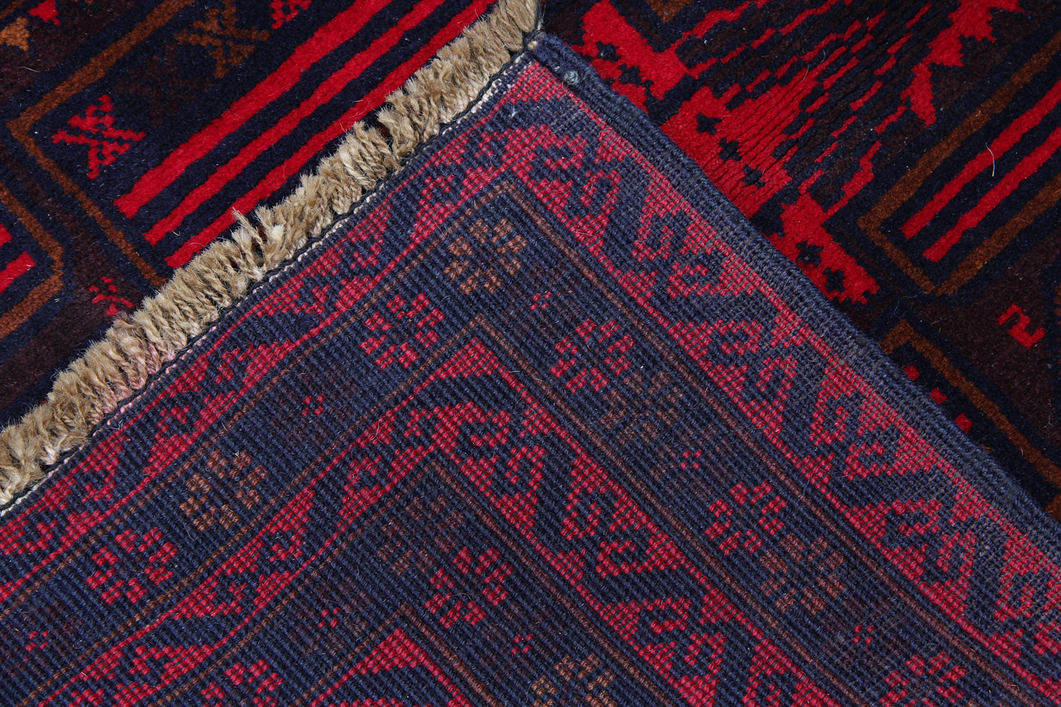 Handmade Adraskan Baluchi Afghan Rug