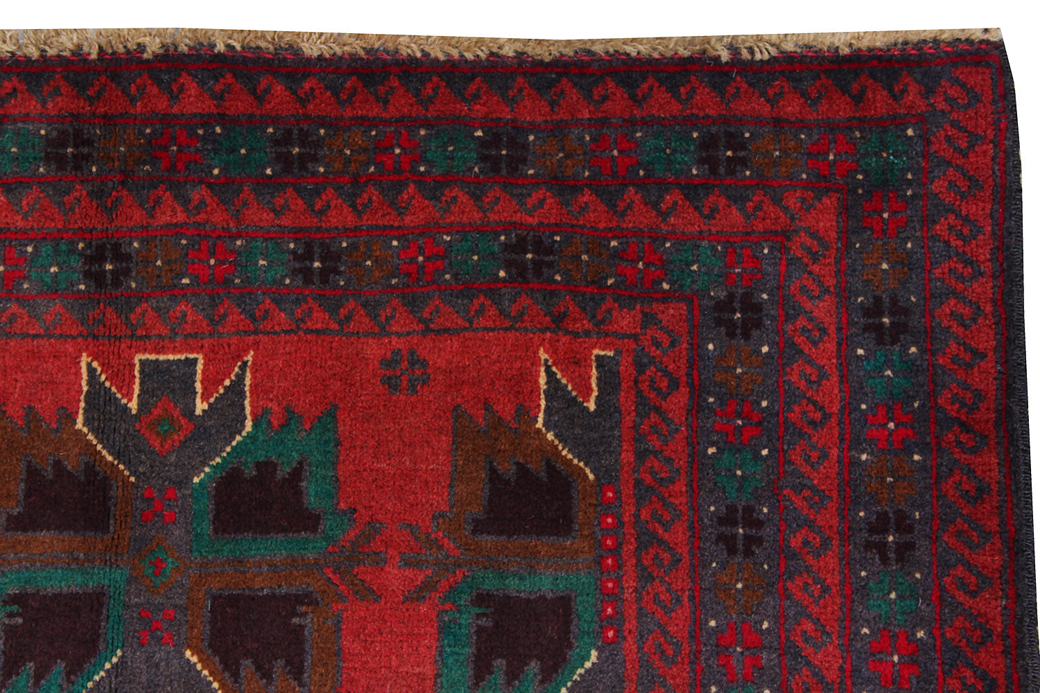 Handmade Adraskan Baluchi Afghan Rug