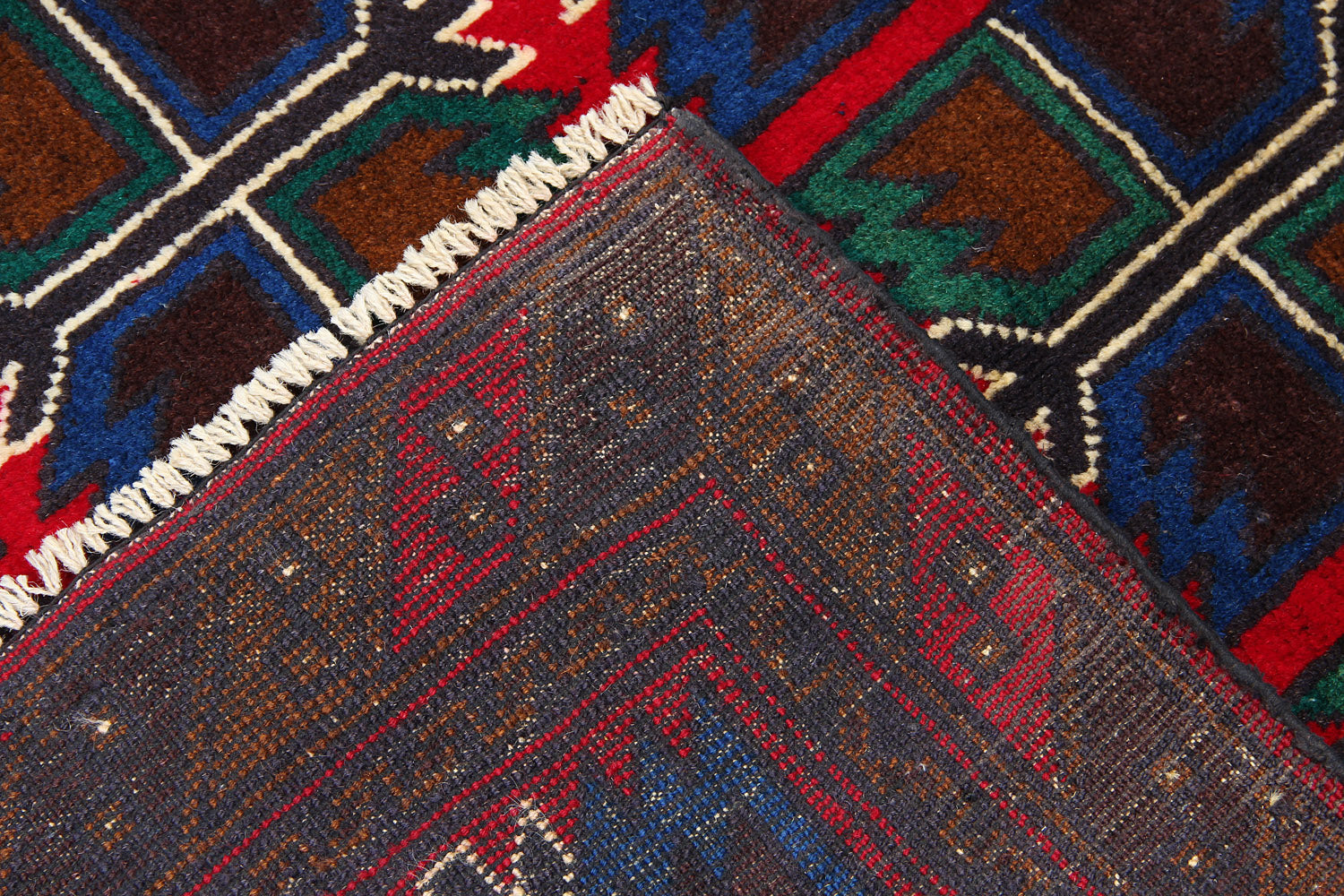 Handmade Adraskan Baluchi Afghan Rug
