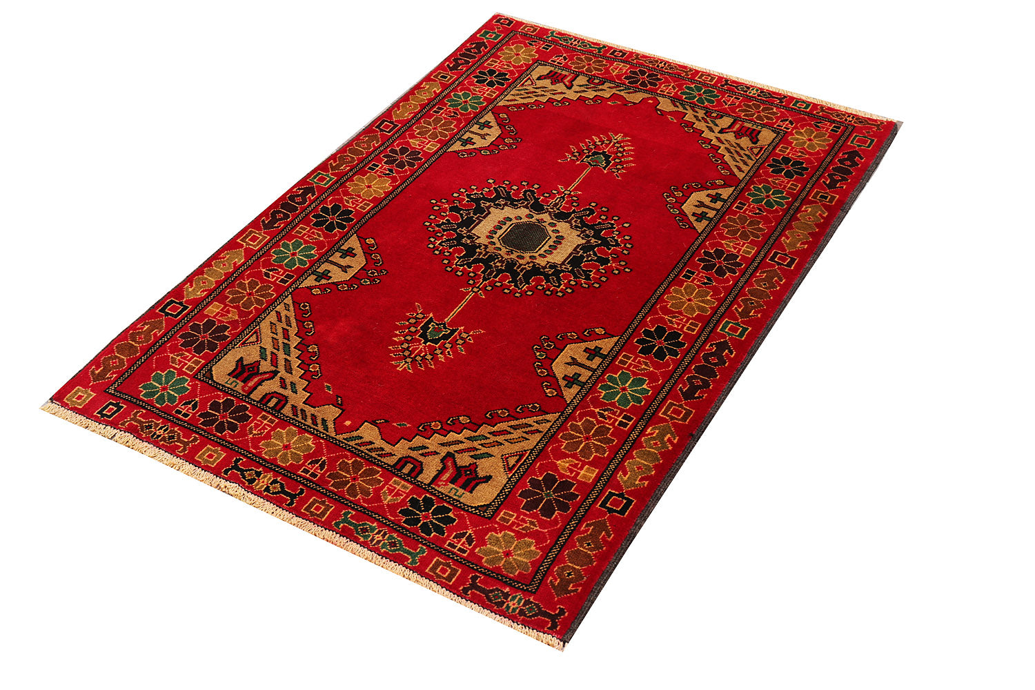 Handmade Adraskan Baluchi Afghan Rug