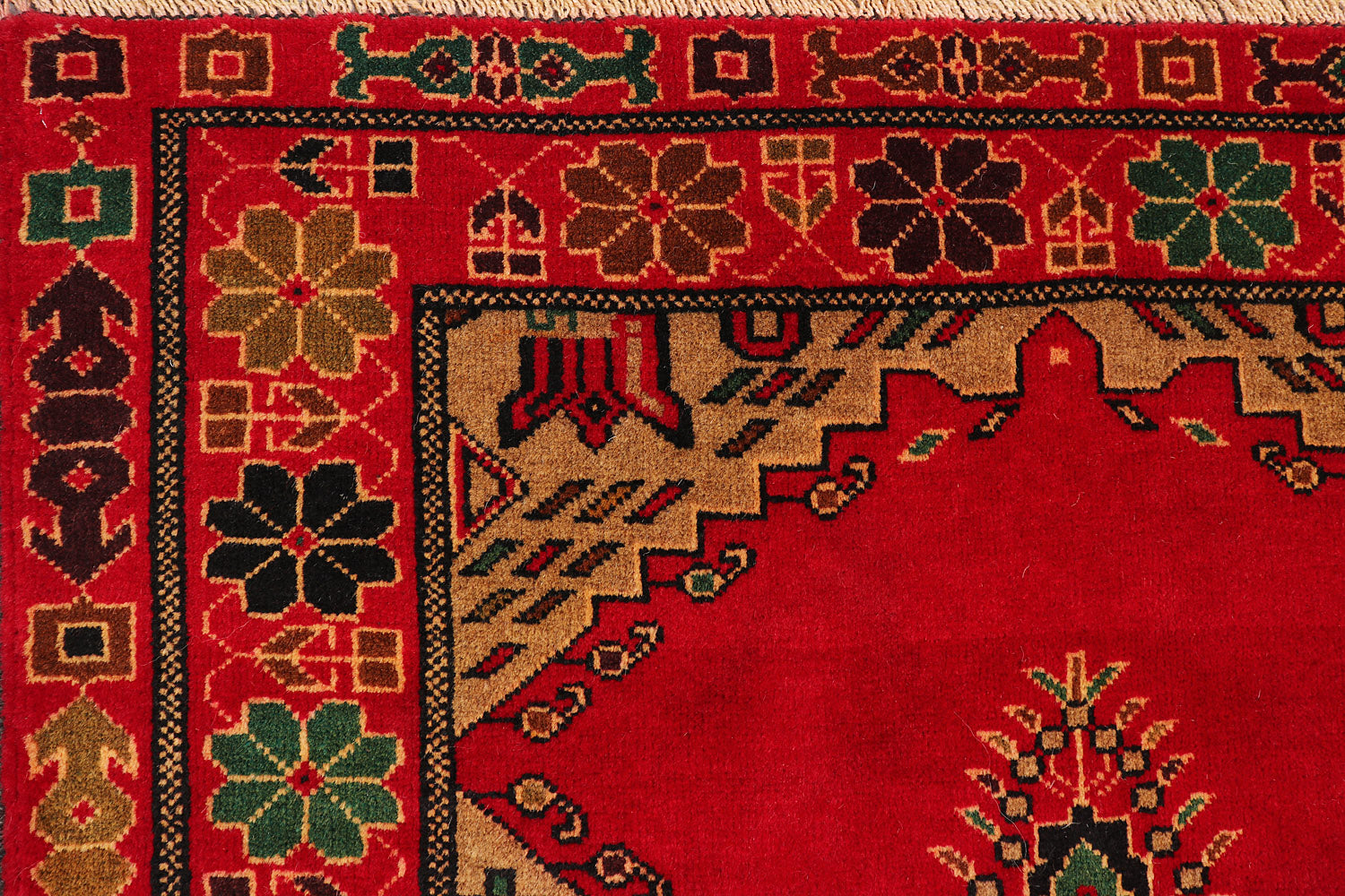 Handmade Adraskan Baluchi Afghan Rug
