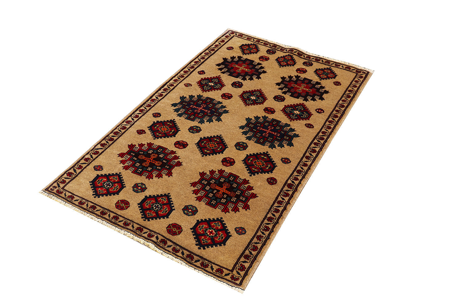 Handmade Adraskan Baluchi Afghan Rug