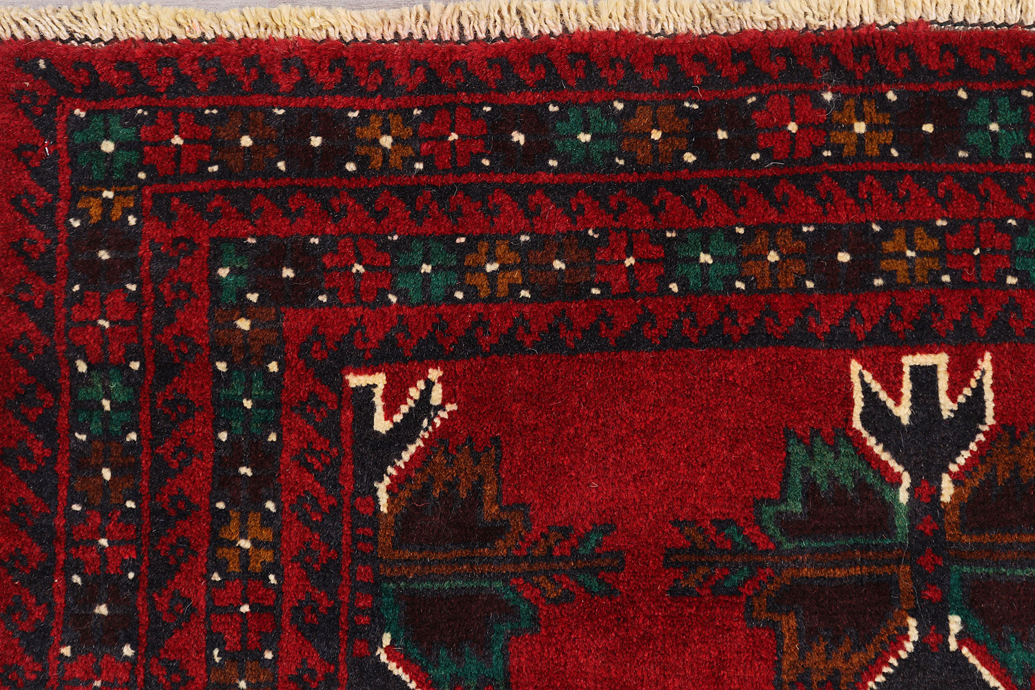 Handmade Adraskan Baluchi Afghan Rug