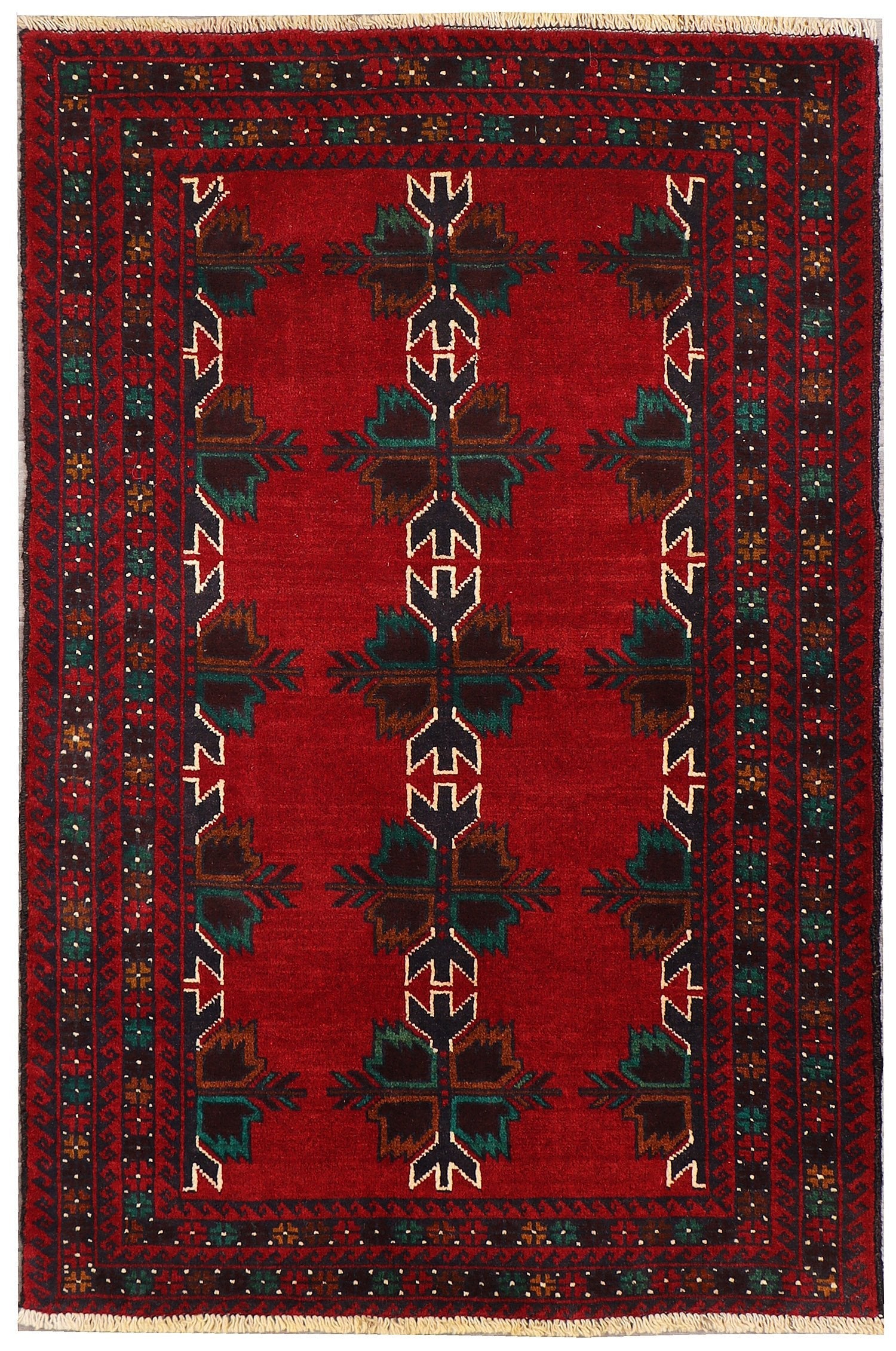 Handmade Adraskan Baluchi Afghan Rug