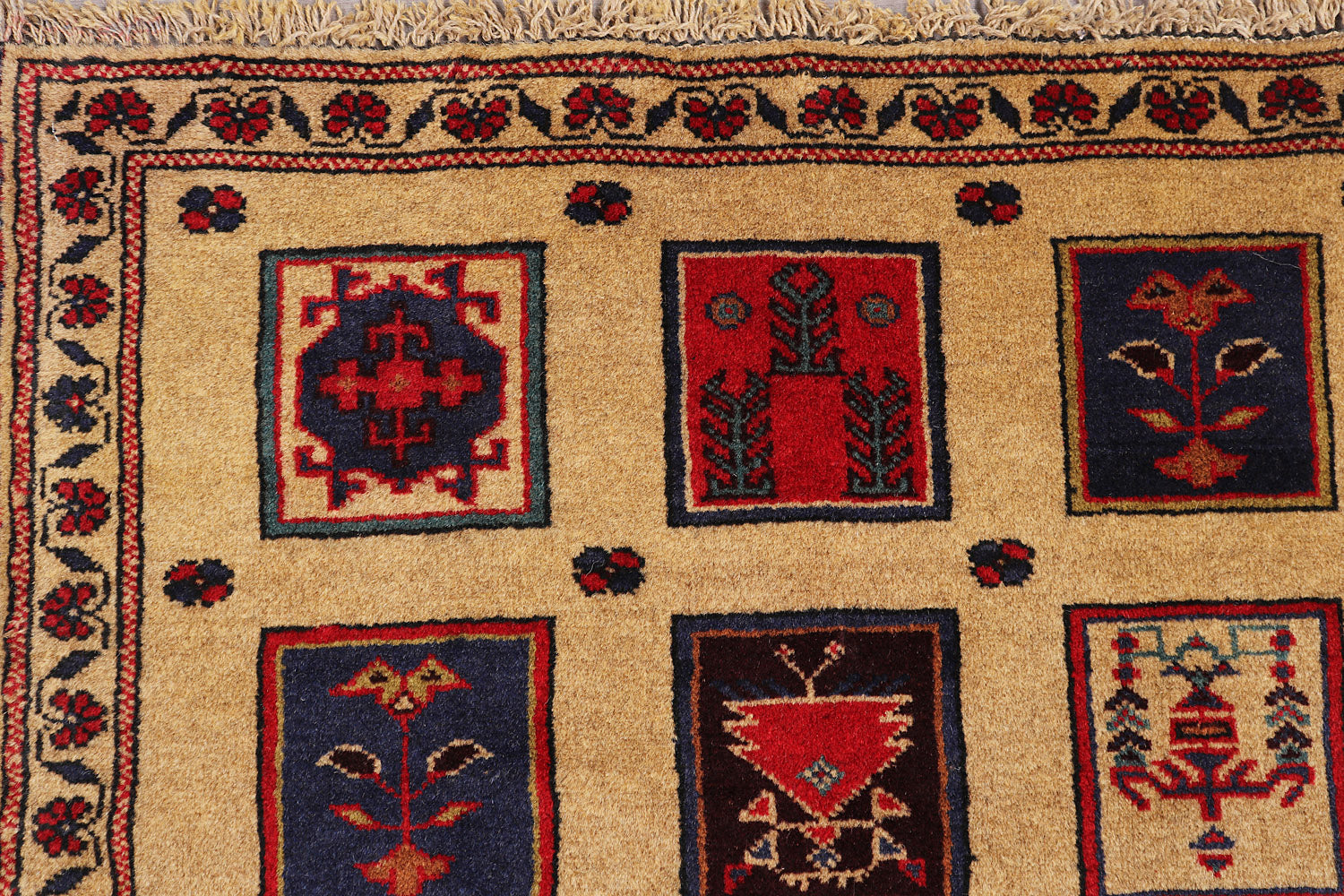 Handmade Adraskan Baluchi Afghan Rug