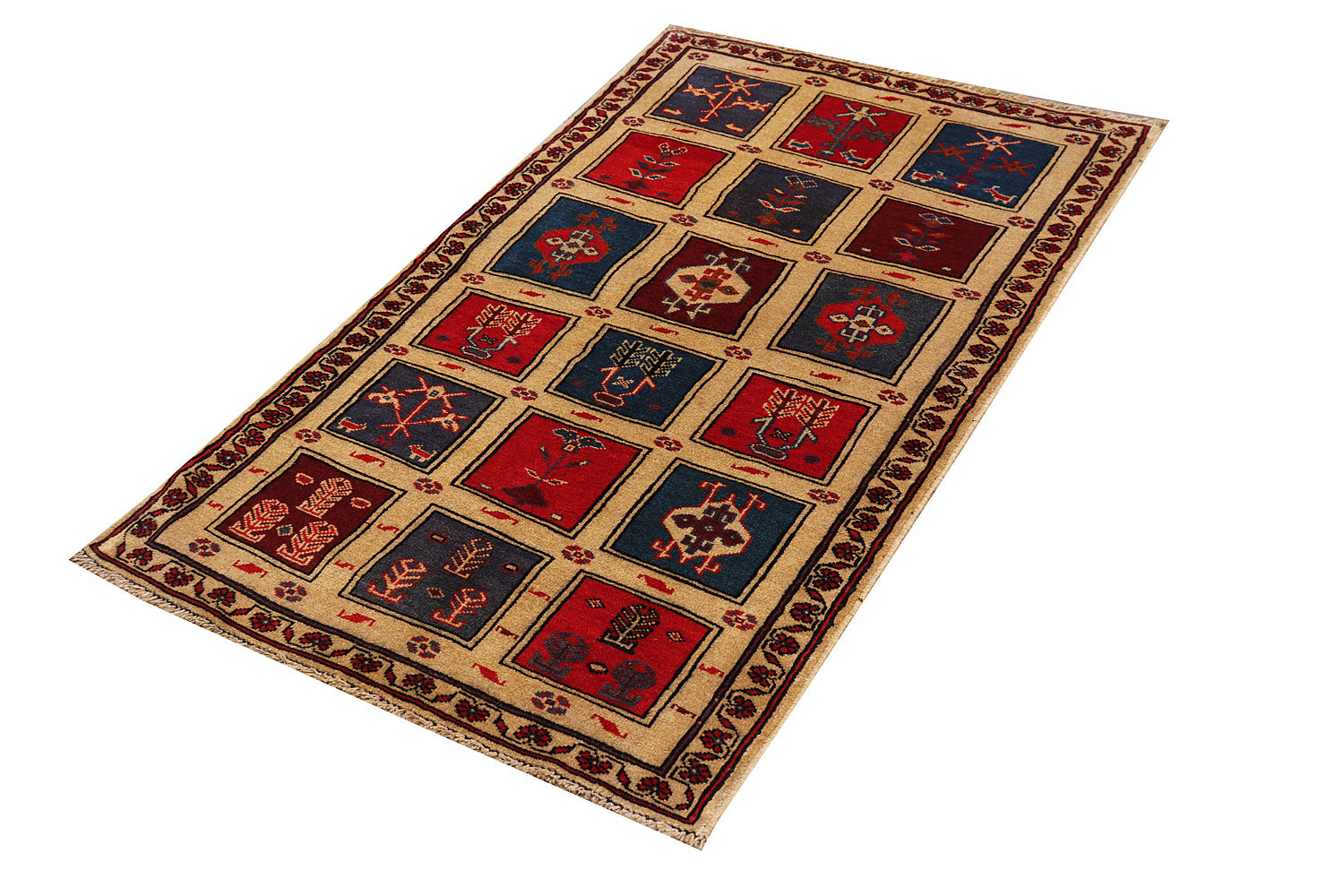 Handmade Adraskan Baluchi Afghan Rug
