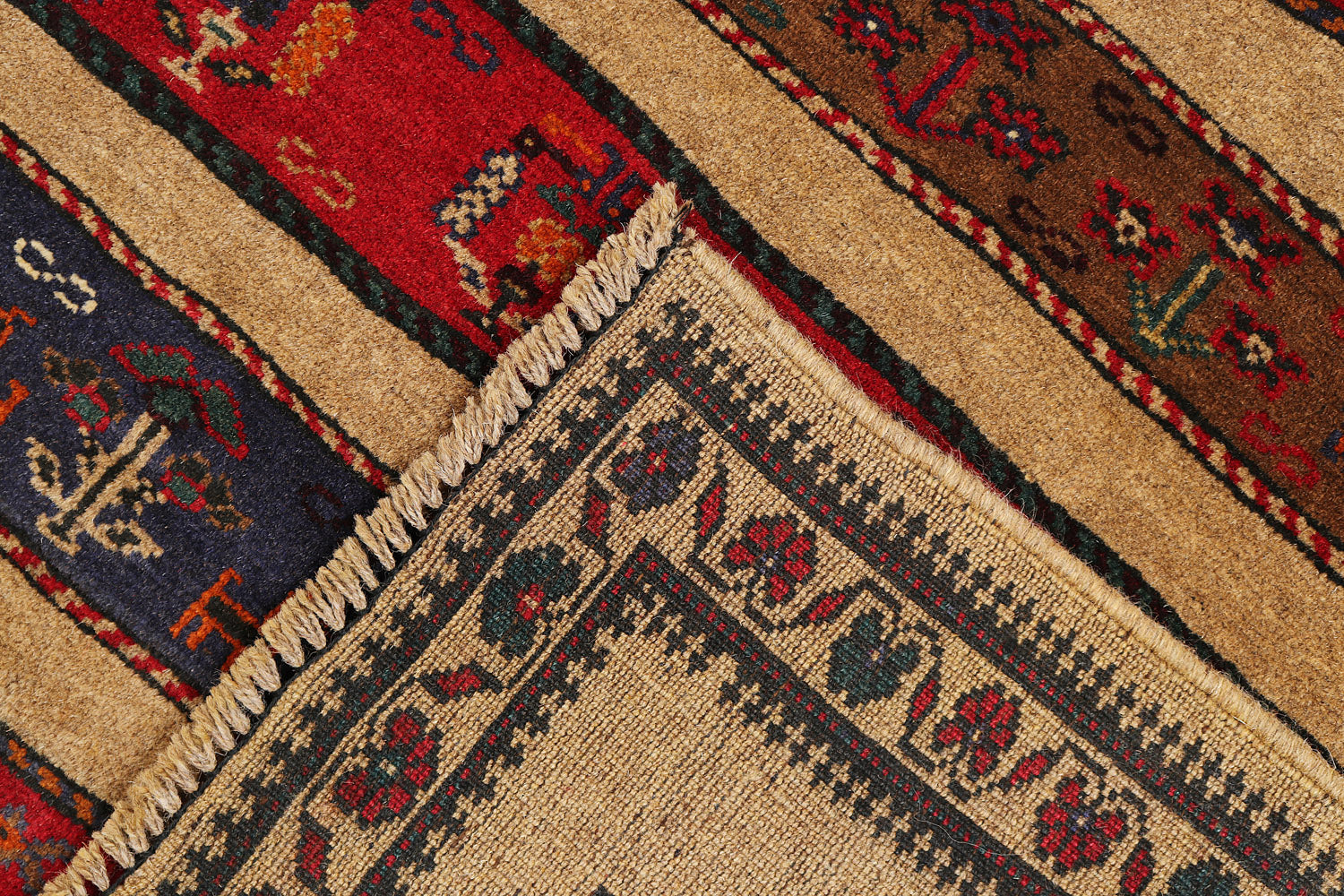 Handmade Adraskan Baluchi Afghan Rug