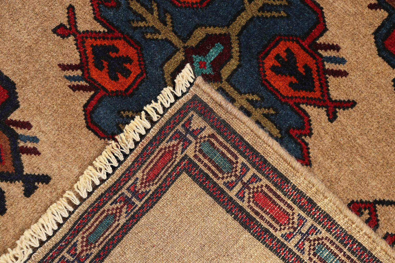 Handmade Adraskan Baluchi Afghan Rug