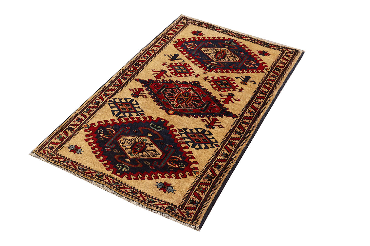 Handmade Adraskan Baluchi Afghan Rug
