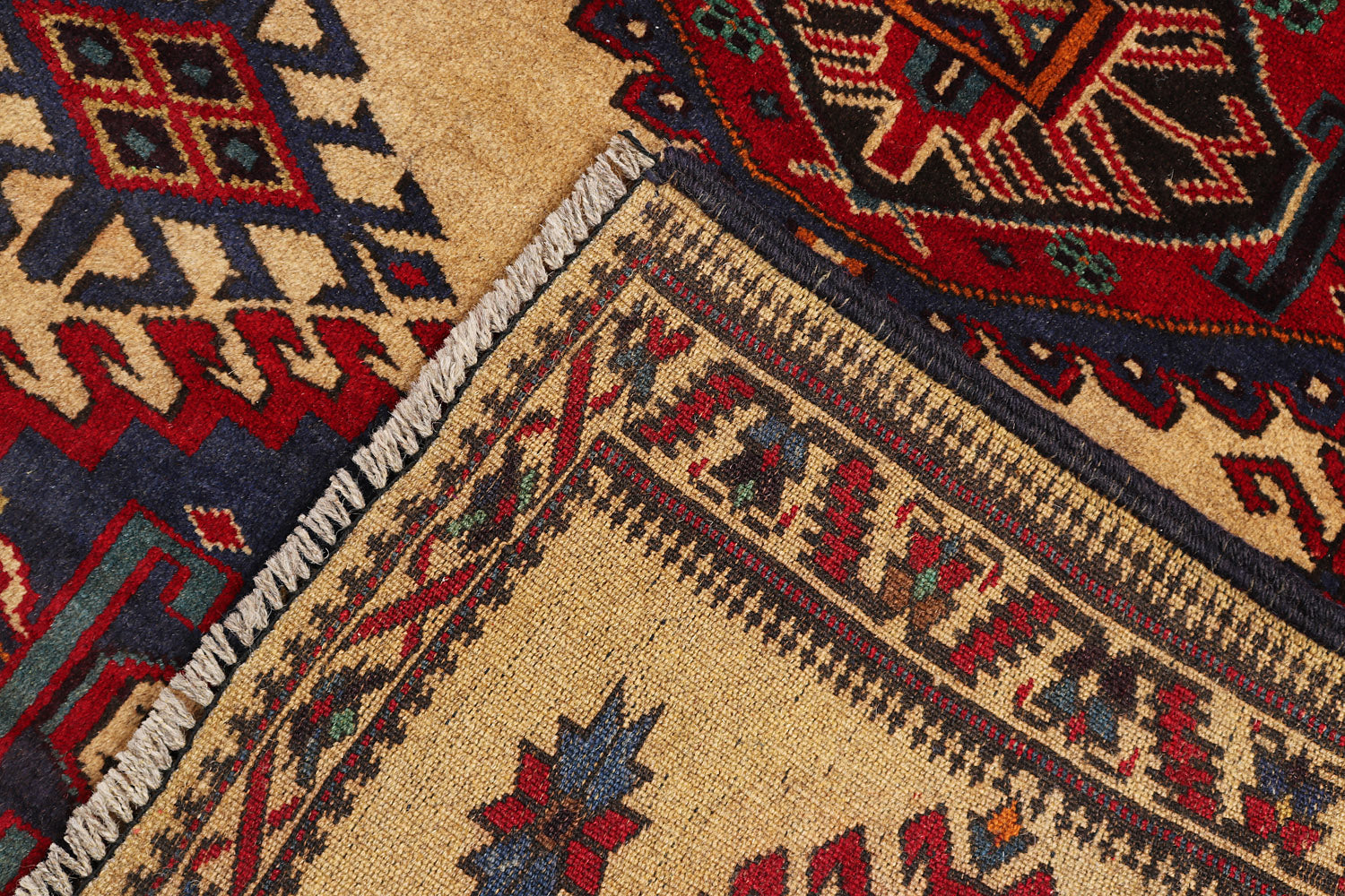 Handmade Adraskan Baluchi Afghan Rug
