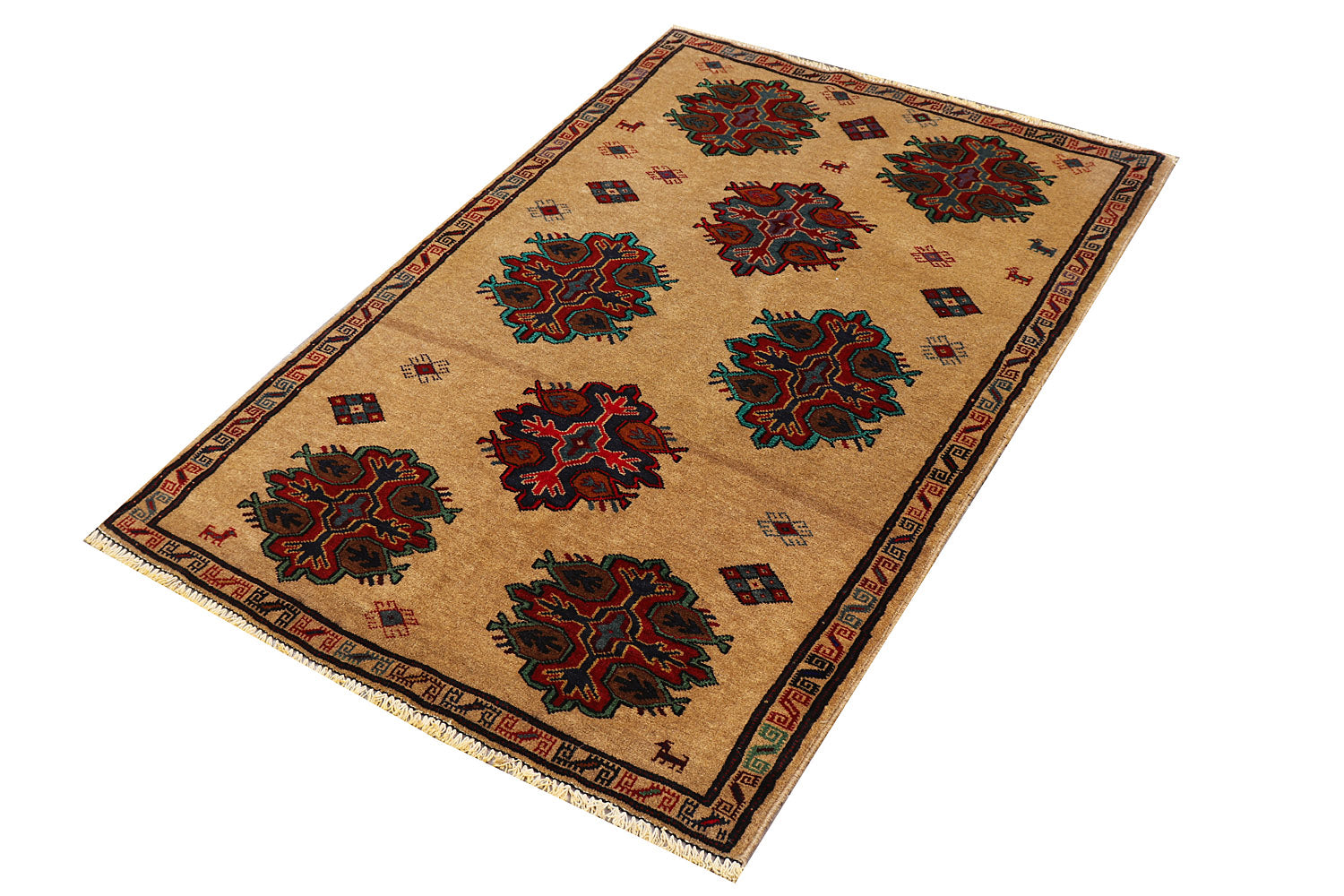 Handmade Adraskan Baluchi Afghan Rug
