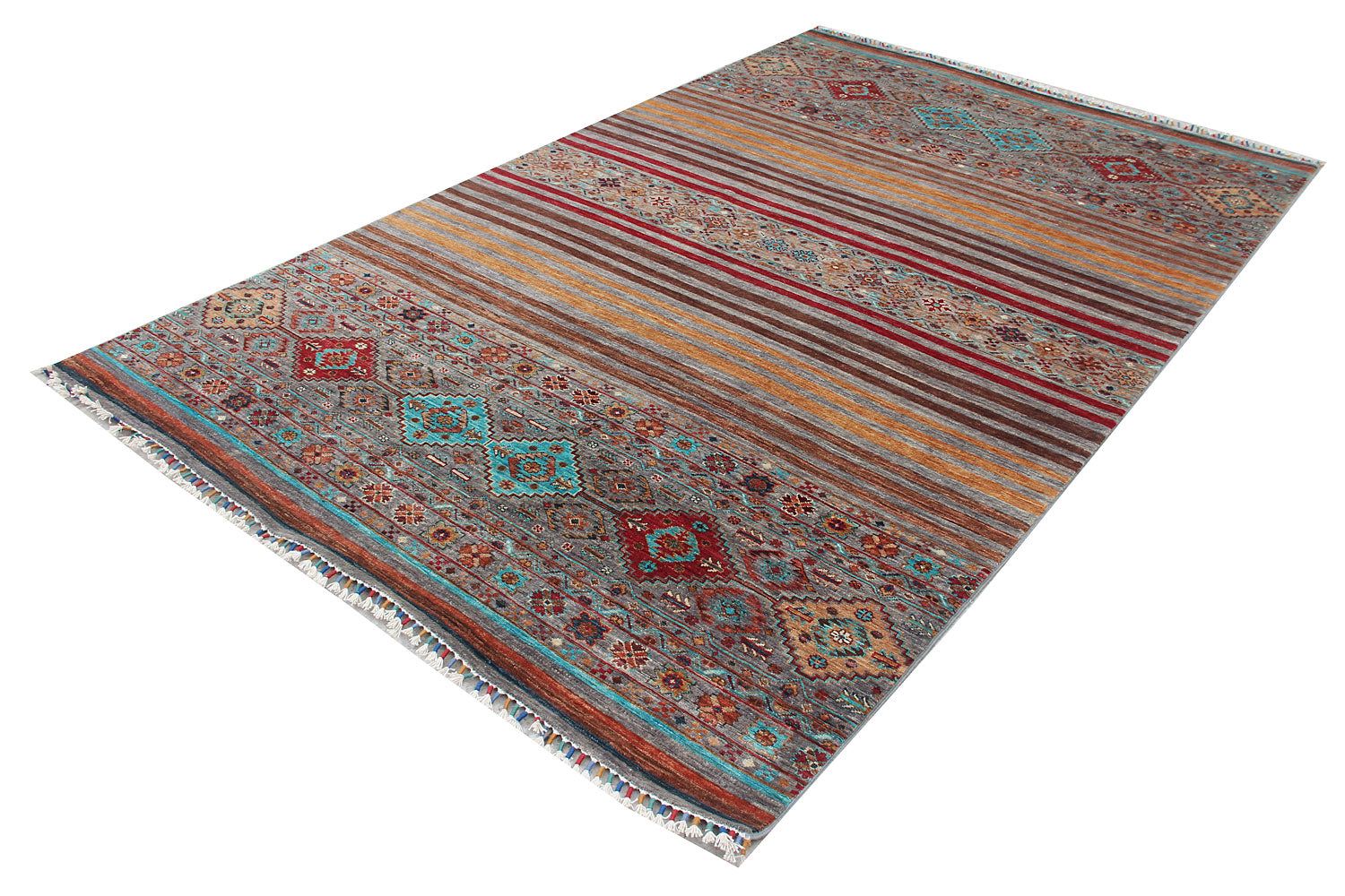Handmade Persian Rug KHURJEEN