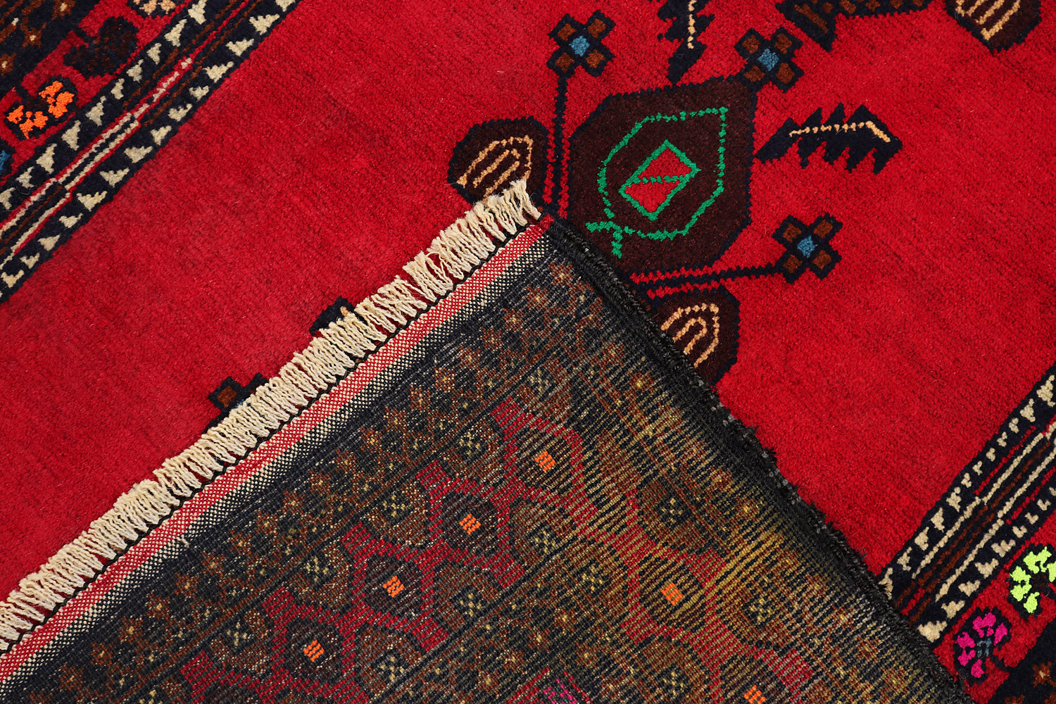 Handmade Adraskan Baluchi Afghan Rug