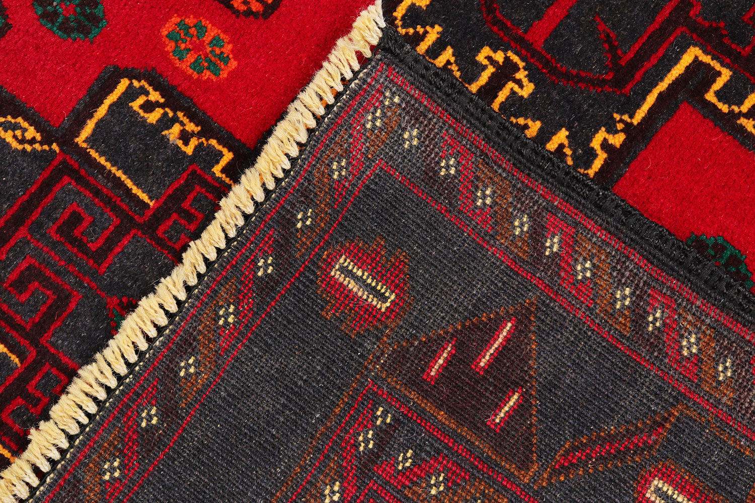 Handmade Adraskan Baluchi Afghan Rug