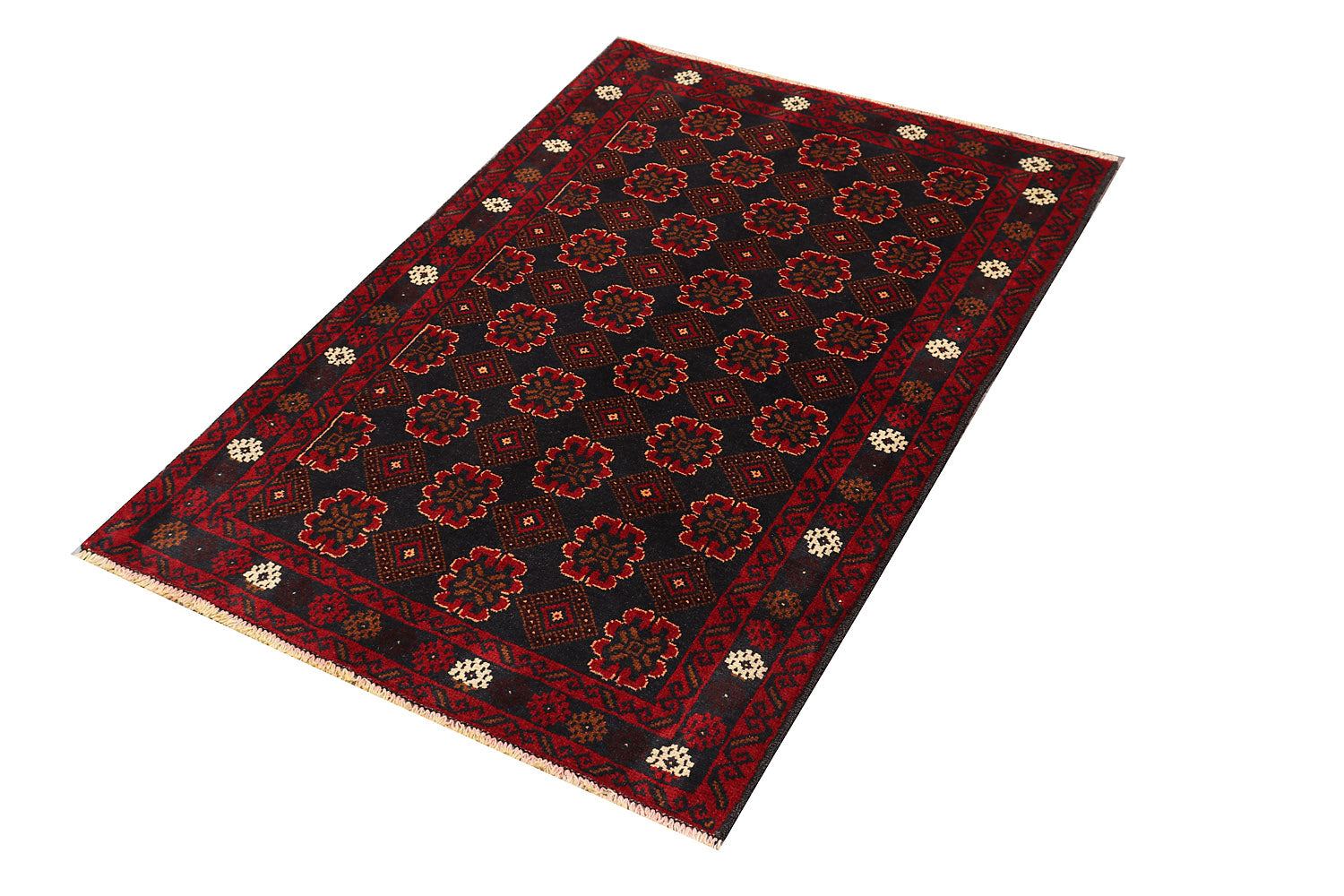 Handmade Adraskan Baluchi Afghan Rug