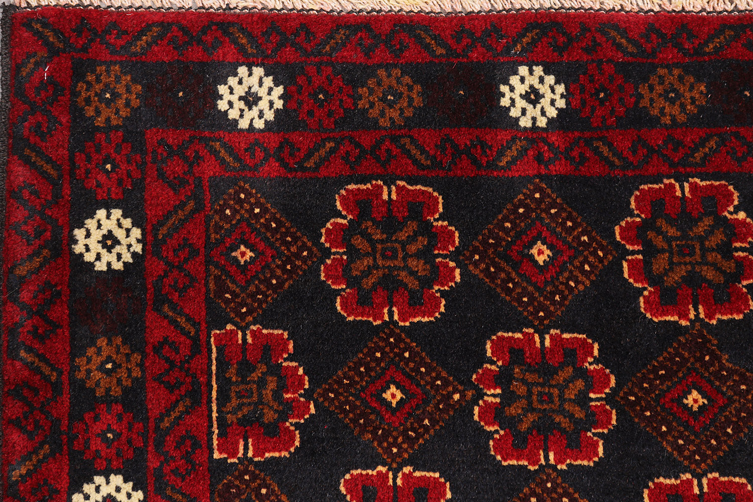 Handmade Adraskan Baluchi Afghan Rug