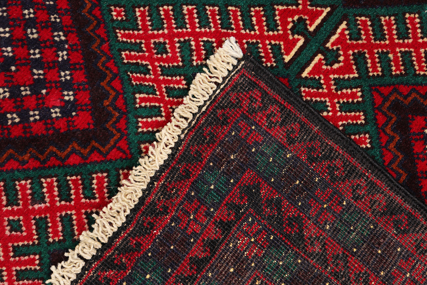 Handmade Adraskan Baluchi Afghan Rug