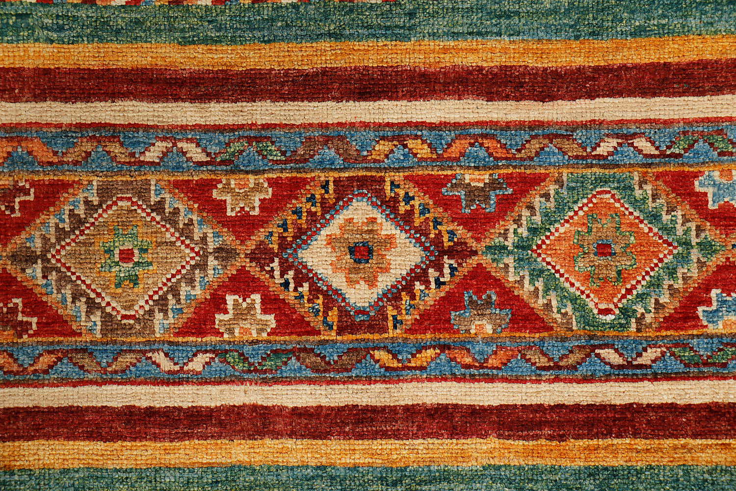 Khurjeen Persian Hand Knotted Wool Rug Multicolor 3' x 4'